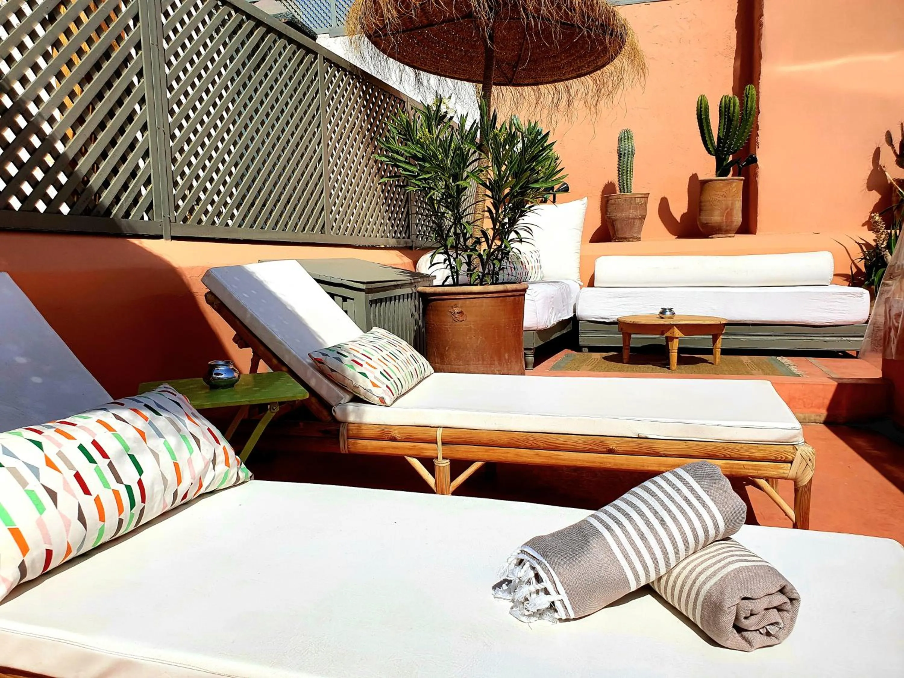 Patio in Riad Dar Zouar & Spa