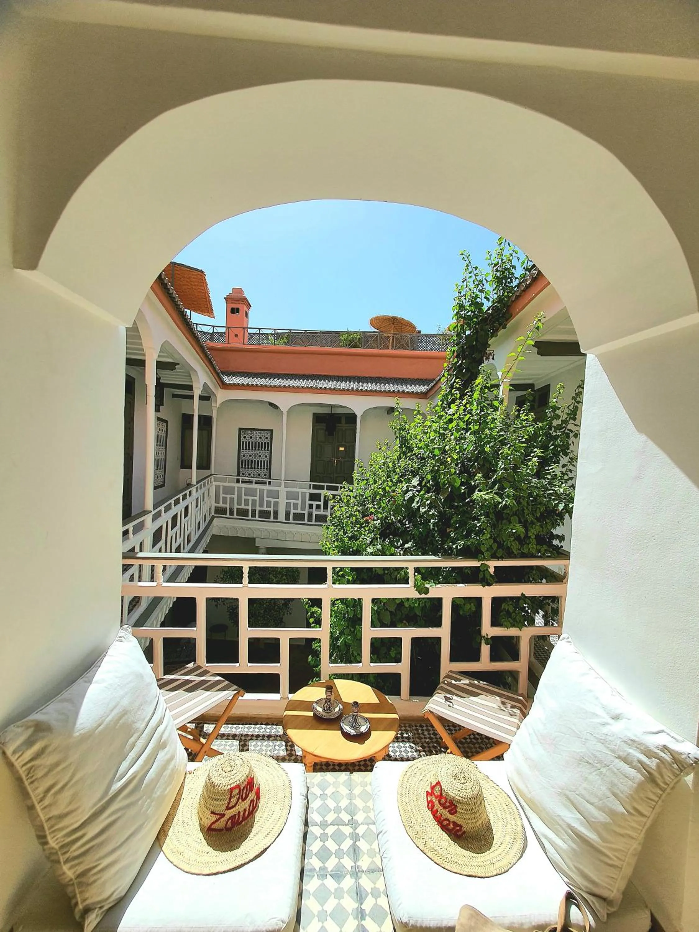 Decorative detail in Riad Dar Zouar & Spa