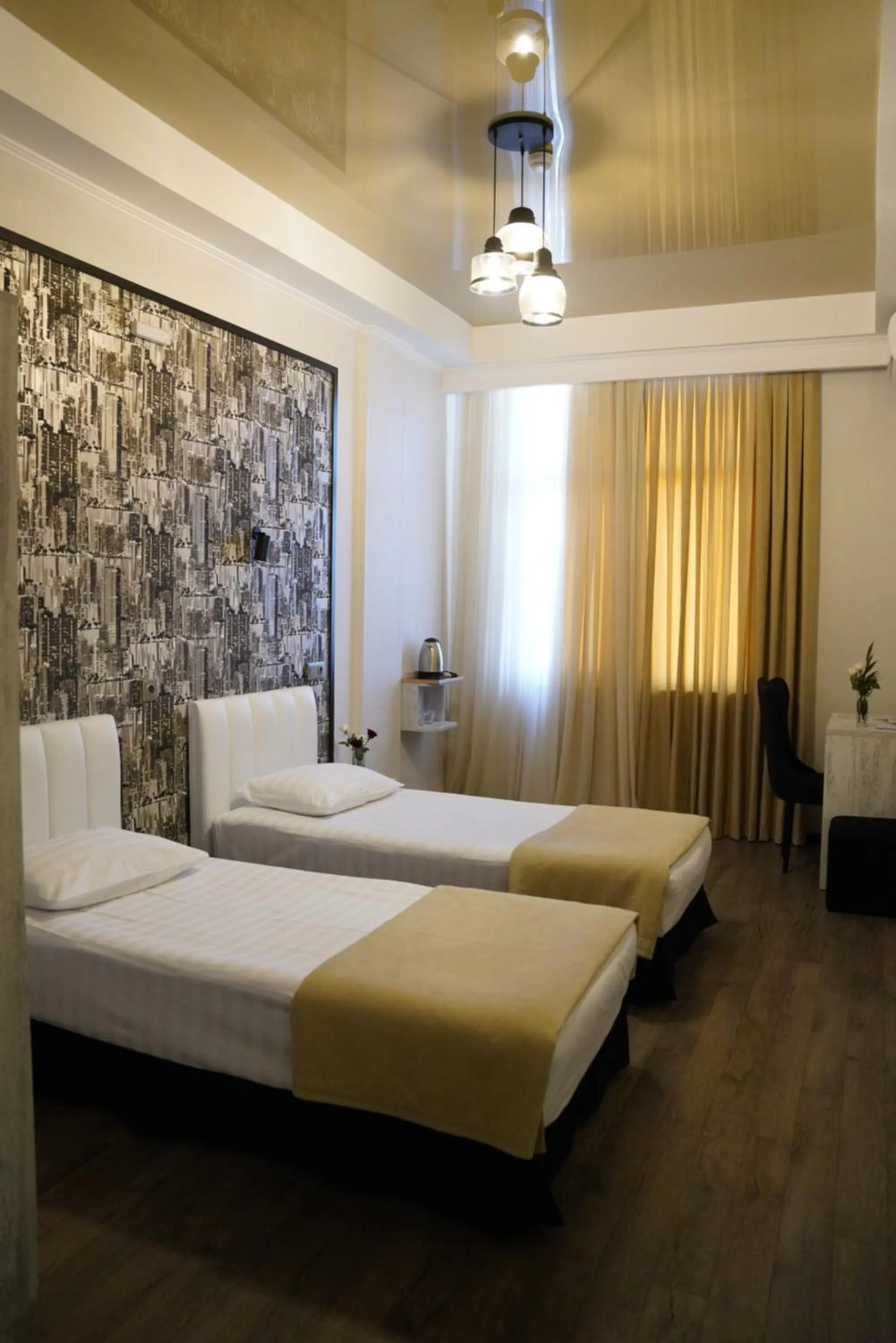 Bed in Hotel Panoramic