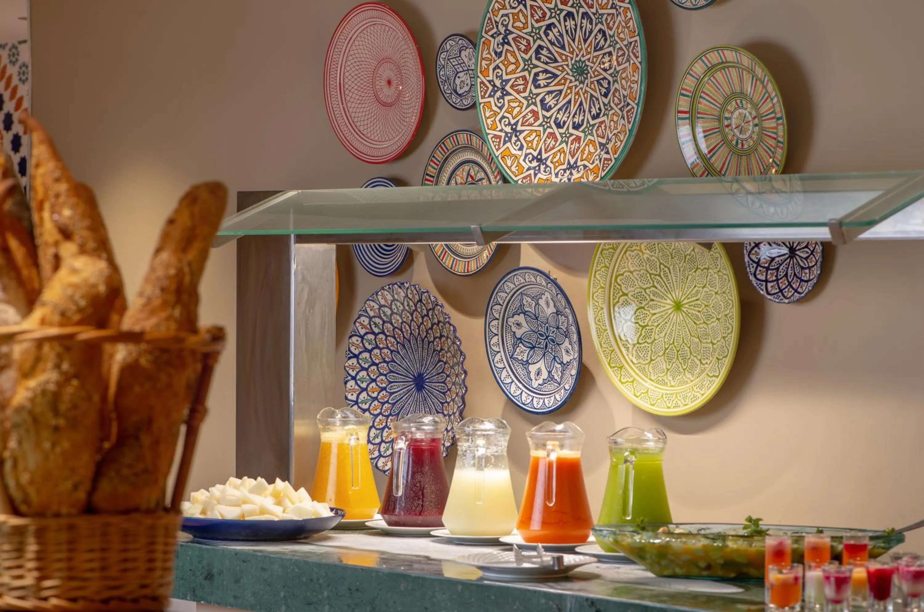 Food and drinks in Odyssee Park Hotel