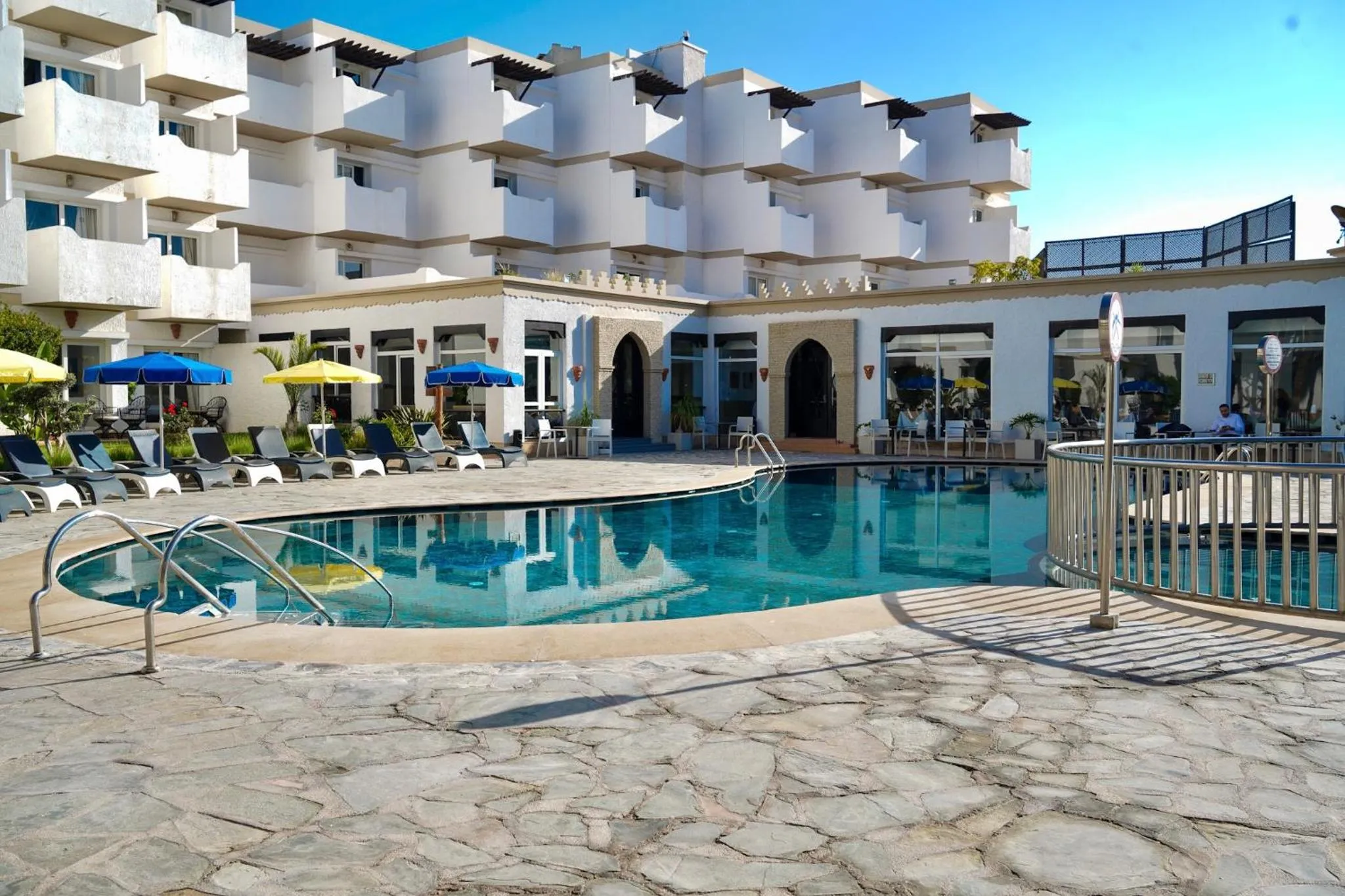 Property building in Odyssee Park Hotel