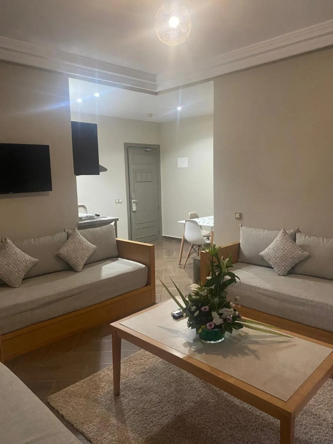 Living room in Golden Beach Appart'hotel