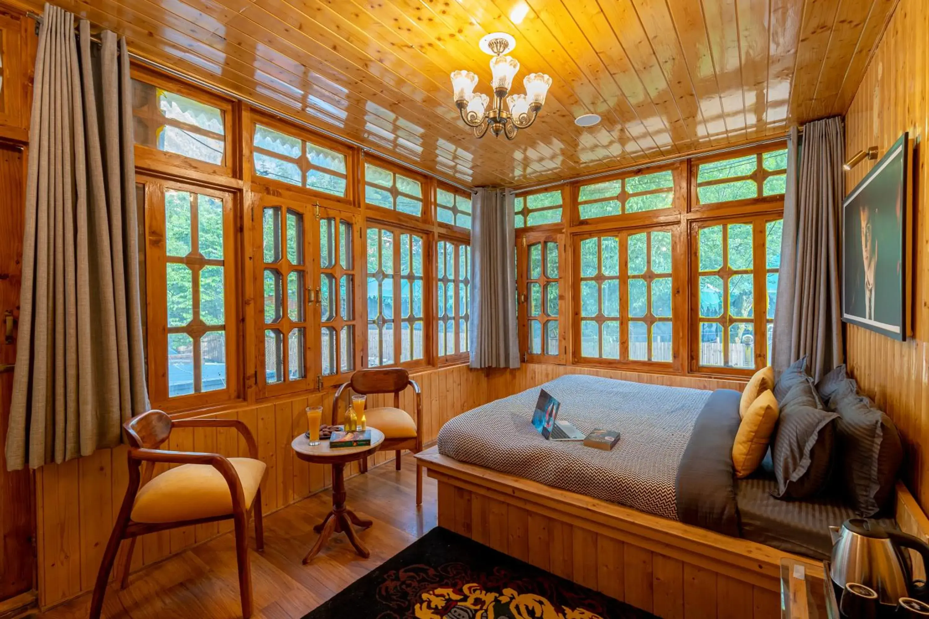 Bedroom, Bed in Whoopers Boutique Kasol Bedroom, Bed in Whoopers Boutique Kasol