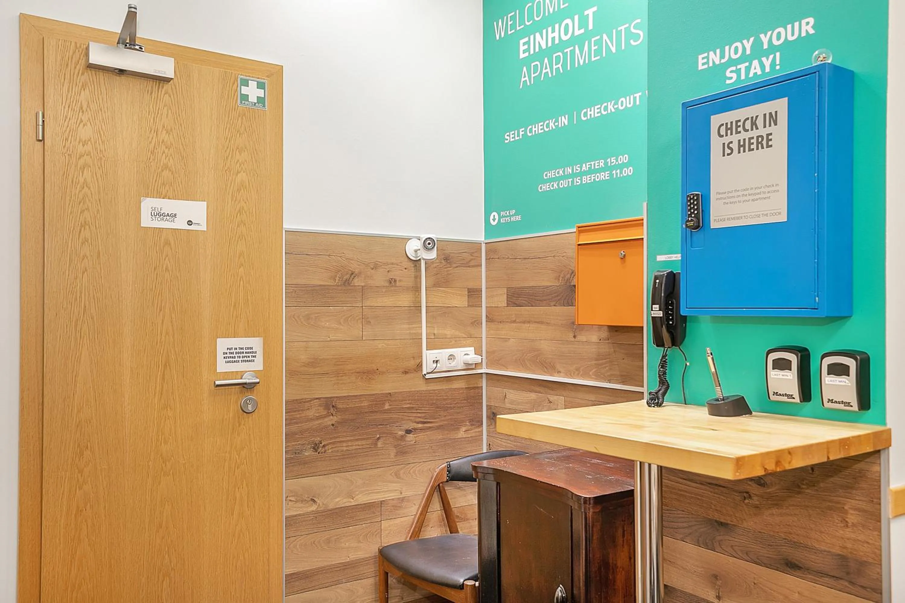 Lobby or reception in Stay Apartments Einholt