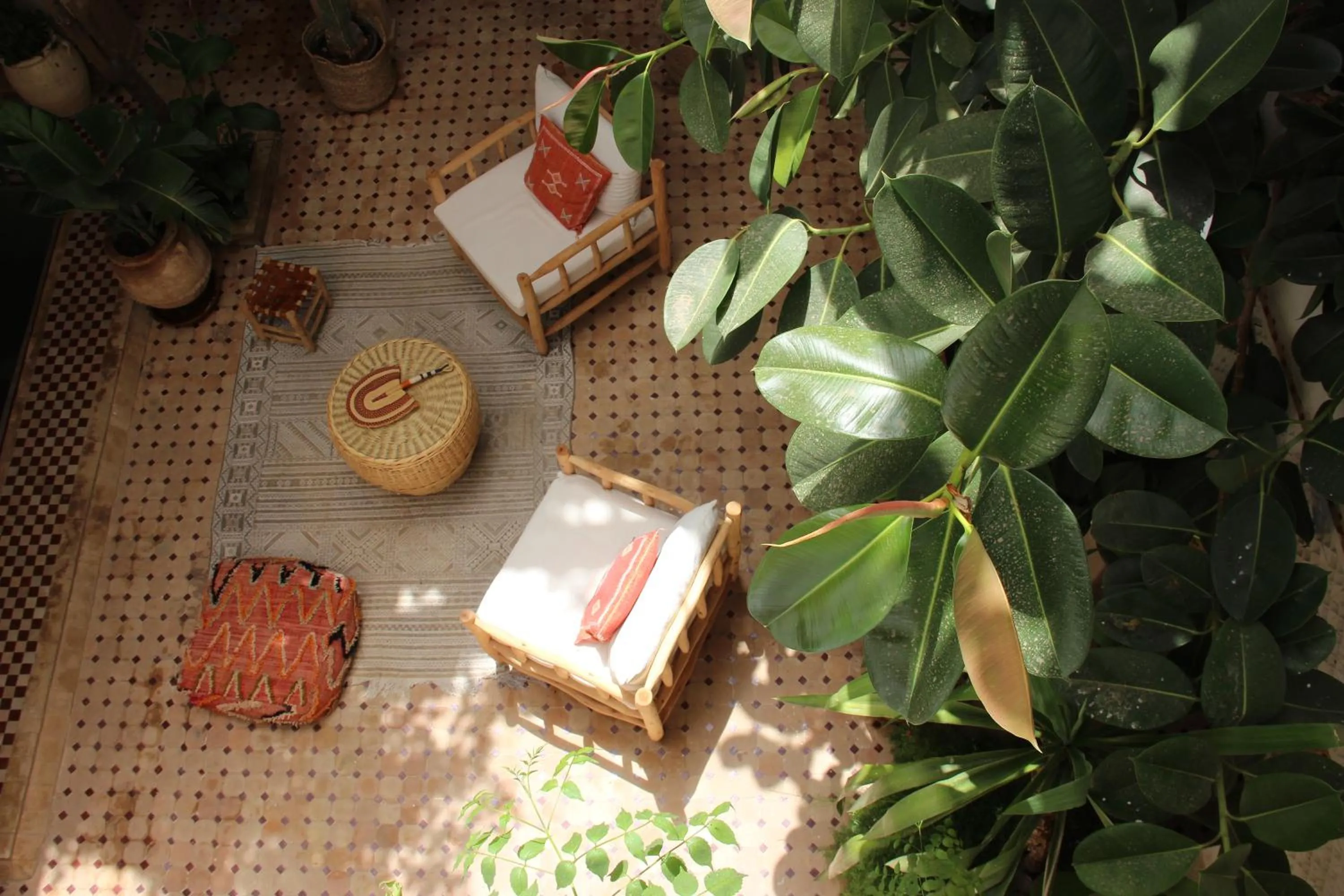 Garden view in Riad Dar Nael