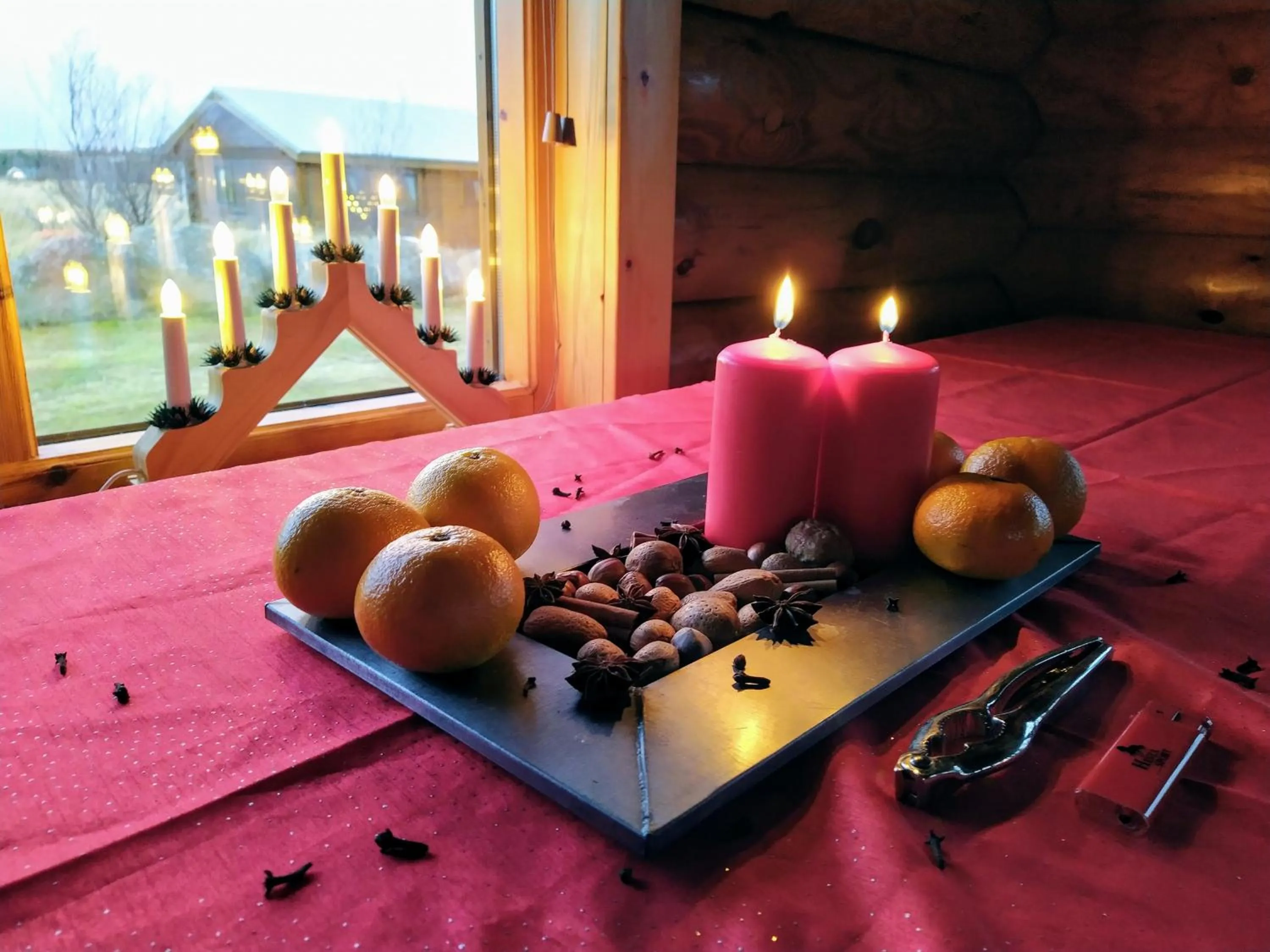 Decorative detail in Hestasport Cottages