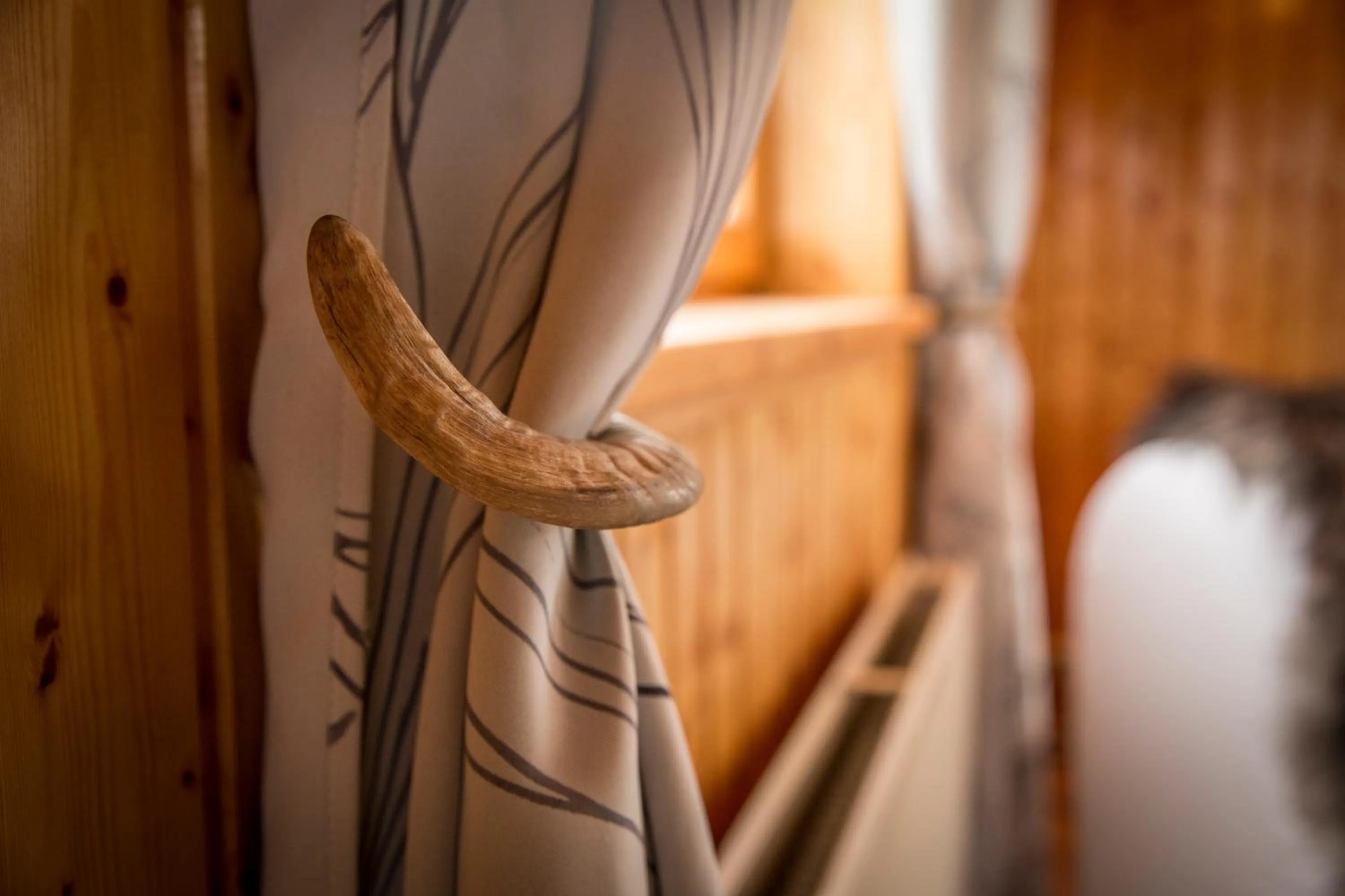 Decorative detail in Hestasport Cottages