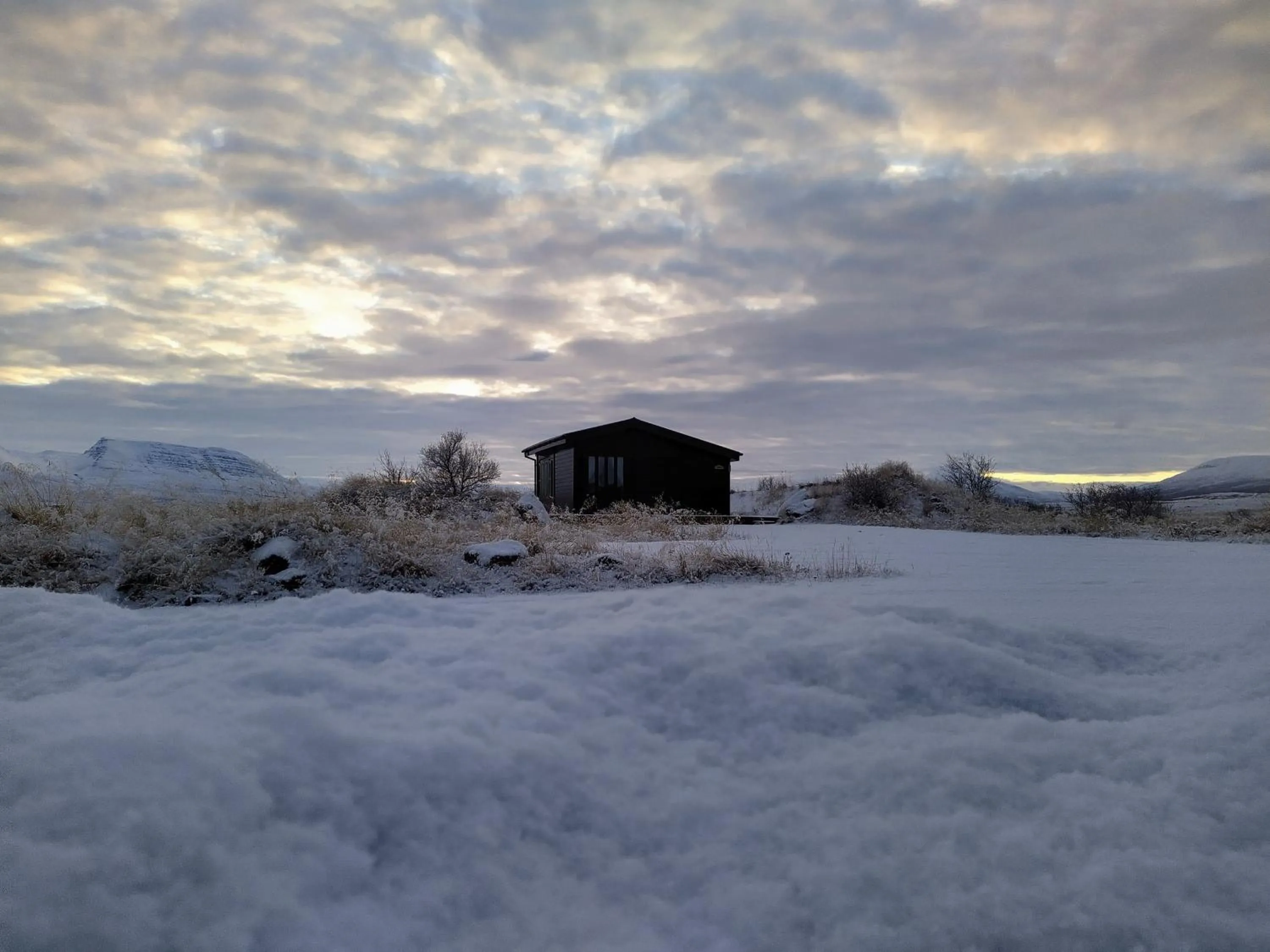 Mountain view in Hestasport Cottages