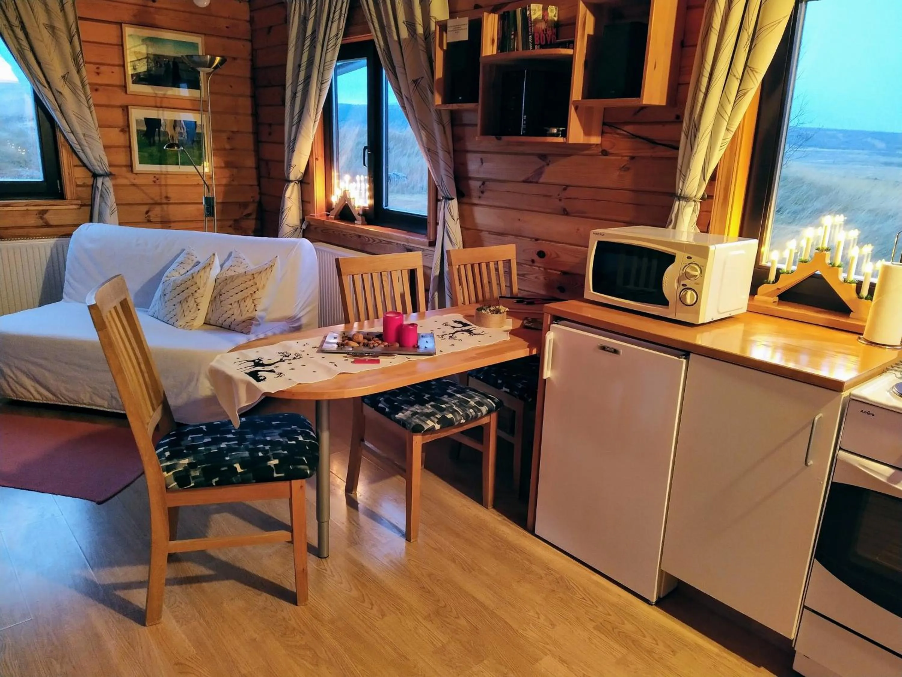 Decorative detail in Hestasport Cottages