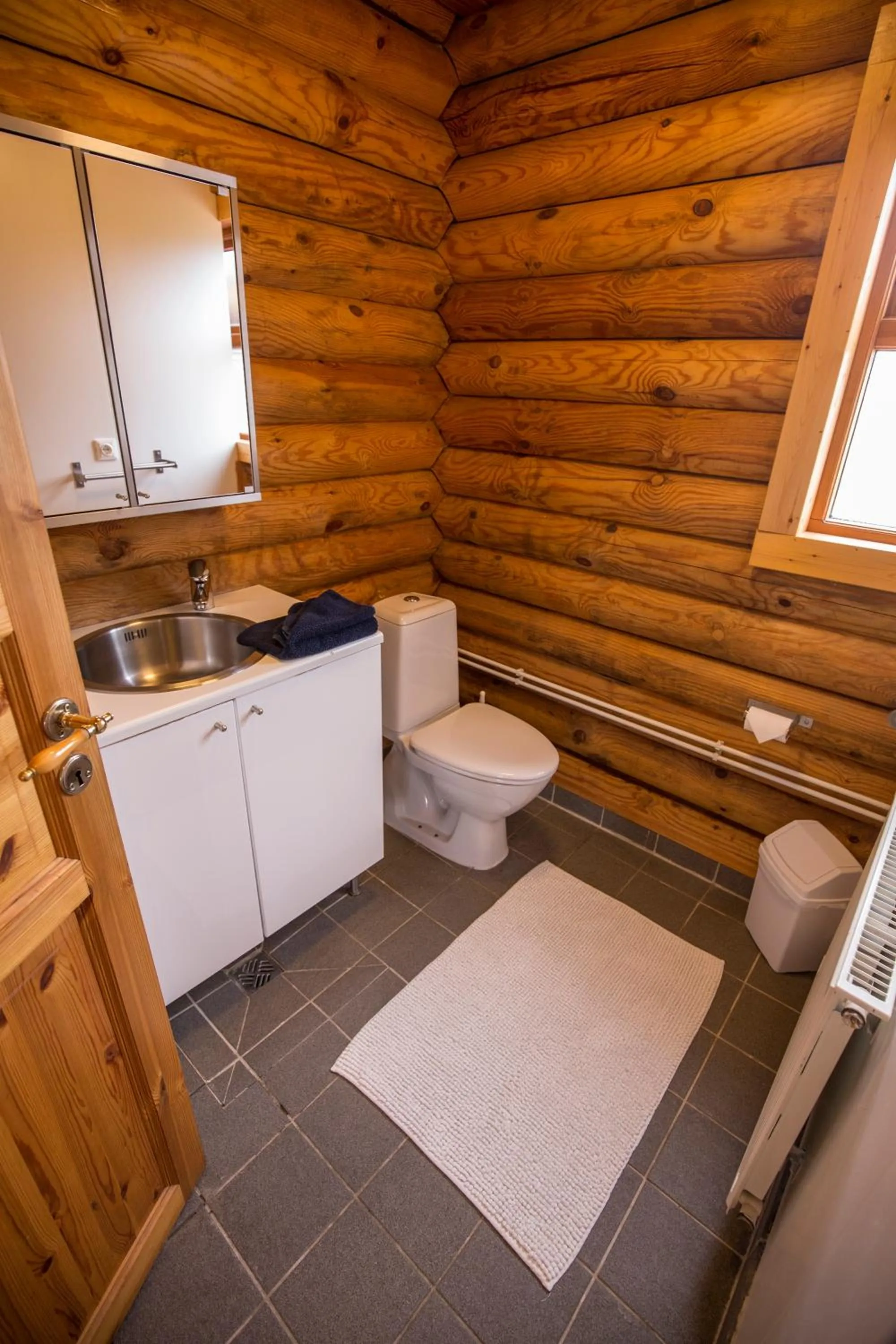 Bathroom in Hestasport Cottages