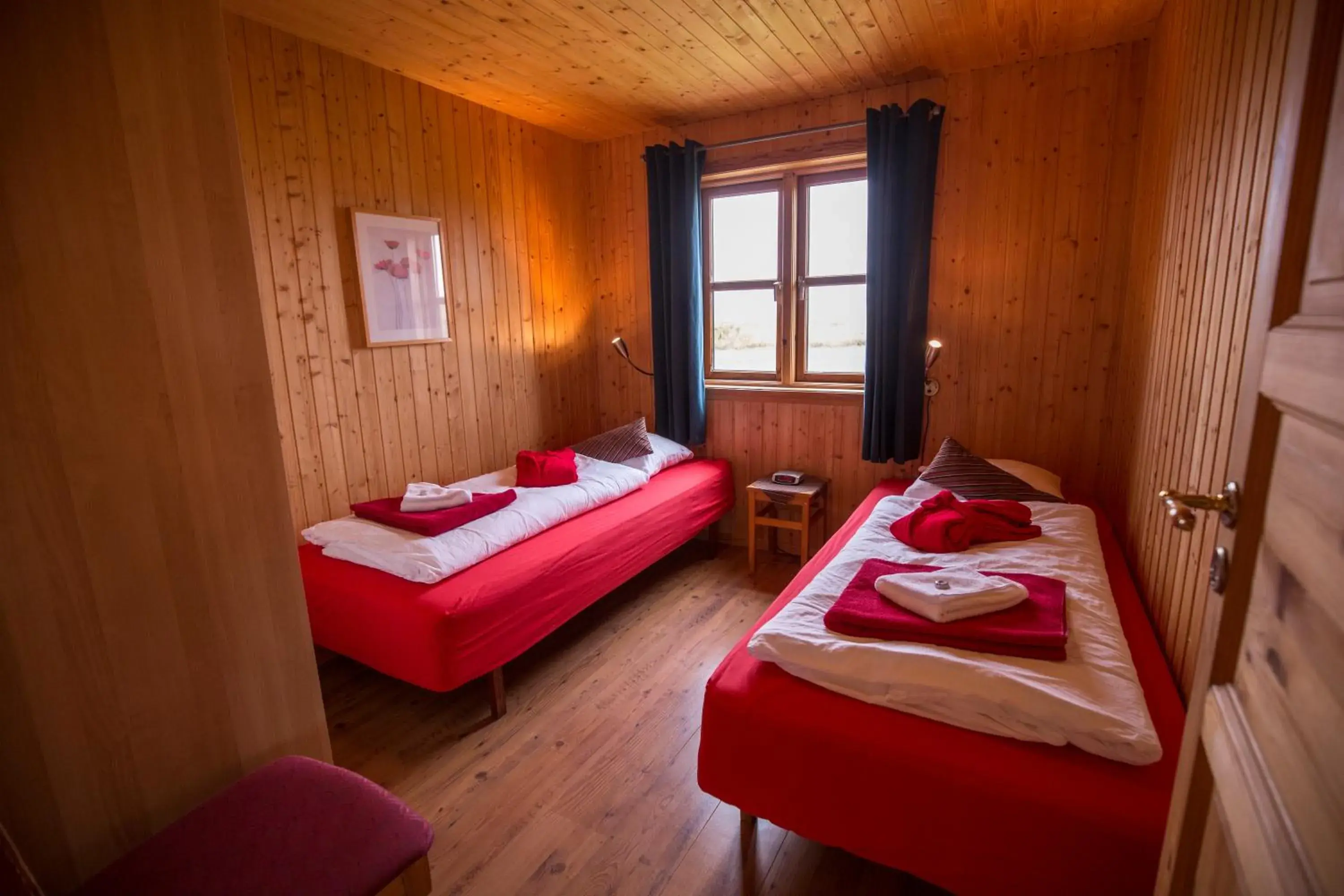 Bedroom, Bed in Hestasport Cottages Bedroom, Bed in Hestasport Cottages