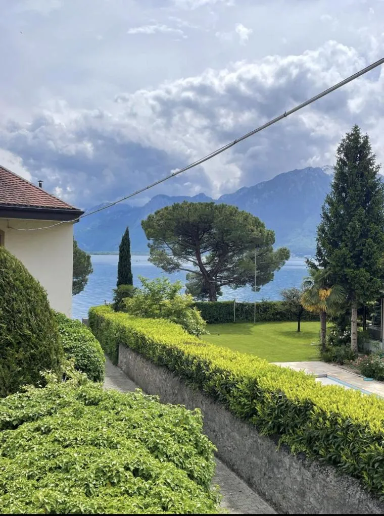 Garden view in La Villa