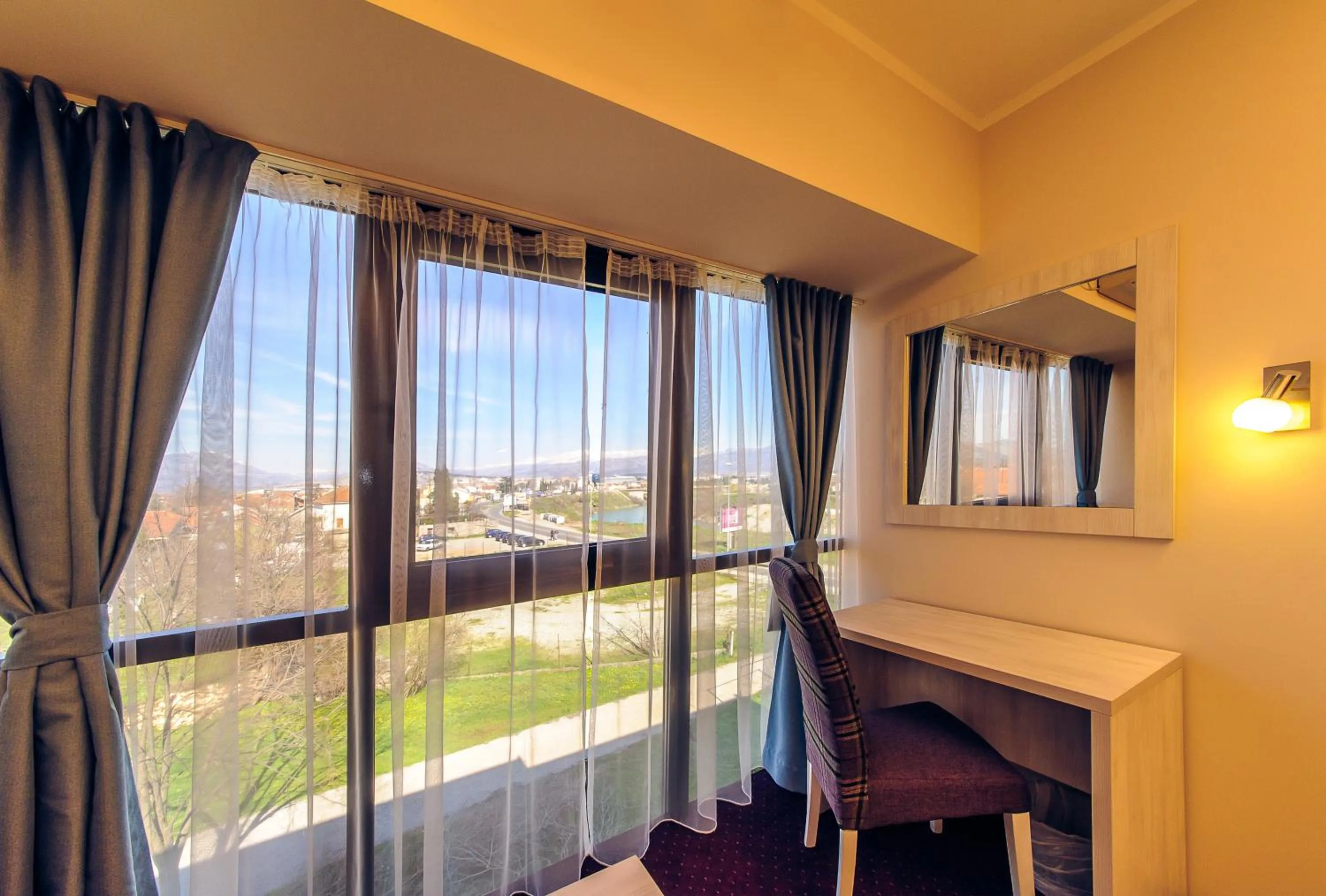 Seating area in Philia Hotel