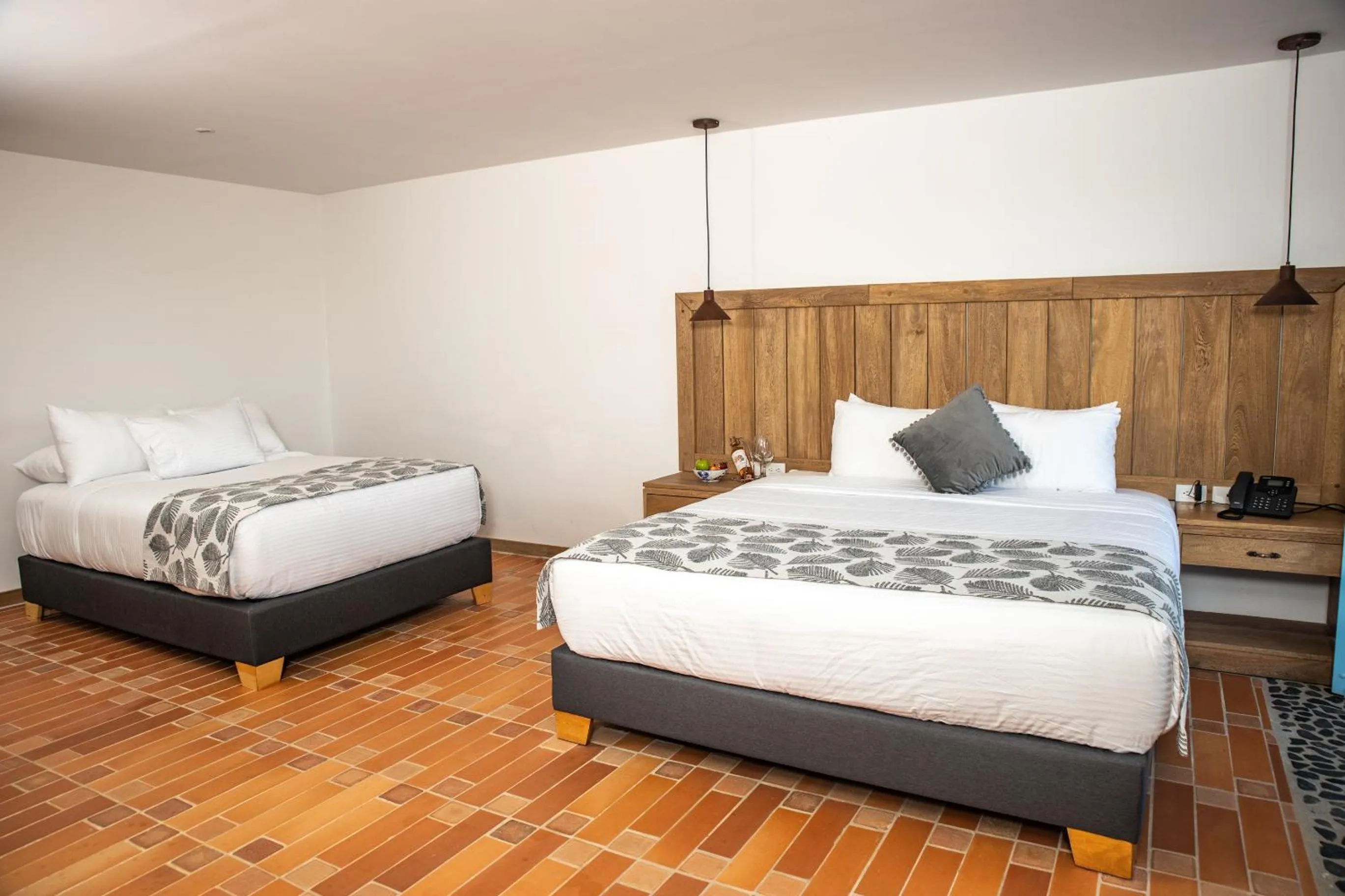 Bed in Alfahar Hotel