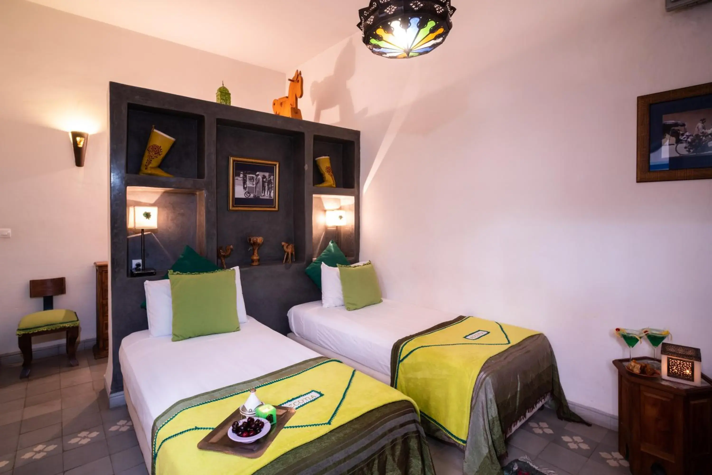 Twin Room with Bath - single occupancy in Riad Azcona Twin Room with Bath - single occupancy in Riad Azcona
