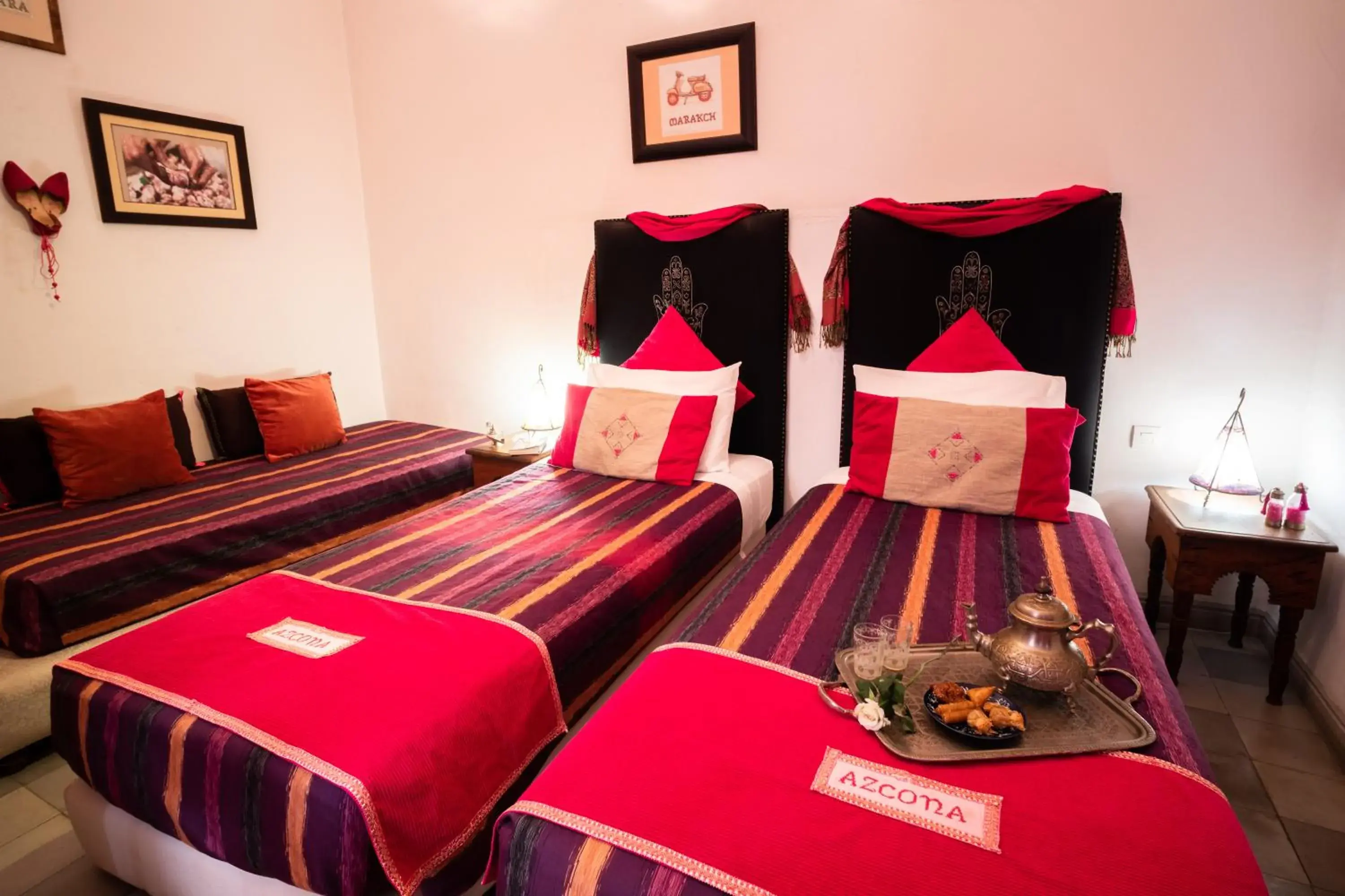 Twin Room with Extra Bed - single occupancy in Riad Azcona Twin Room with Extra Bed - single occupancy in Riad Azcona