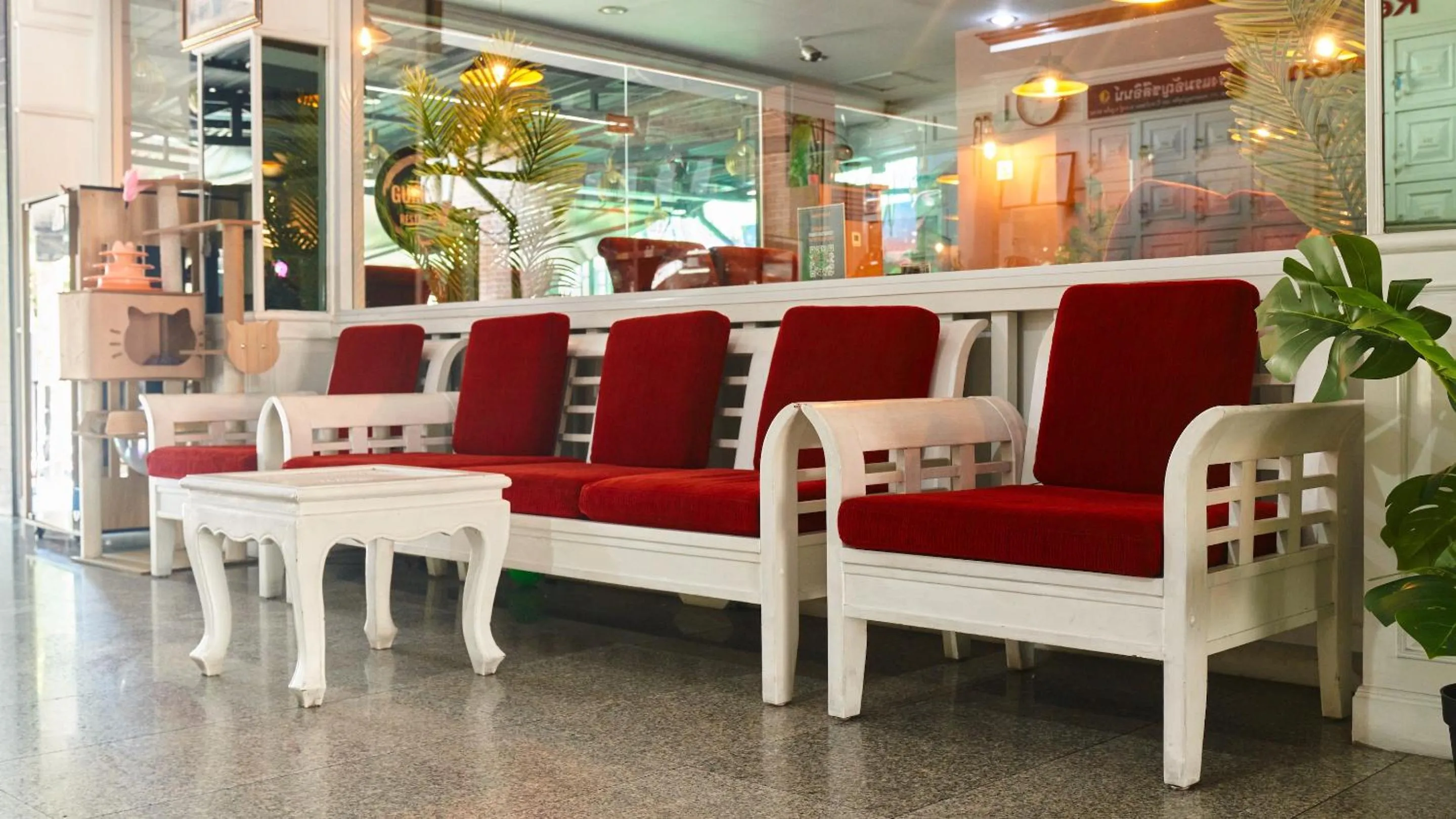 Seating area in Lime Hotel