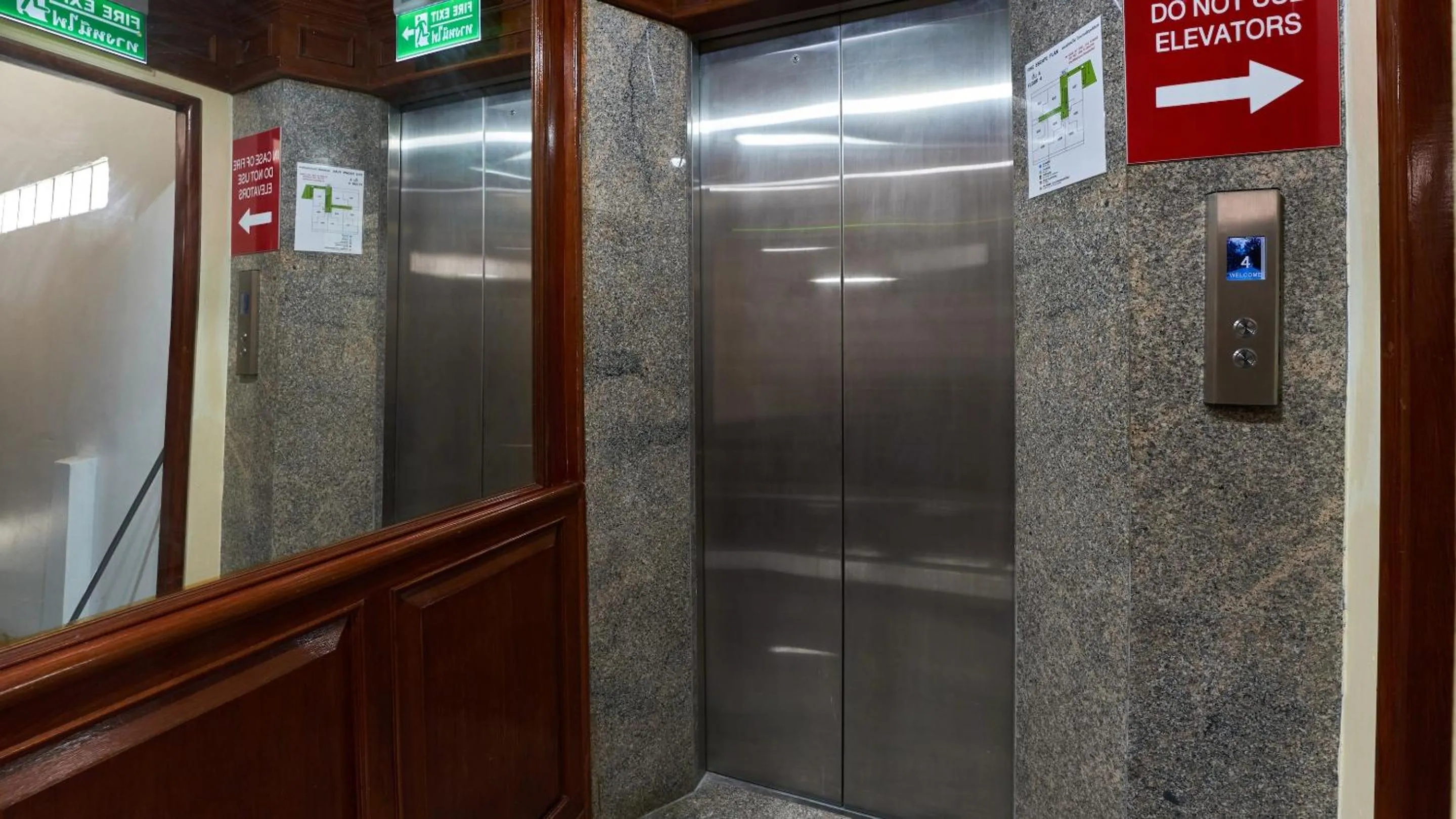 elevator in Lime Hotel