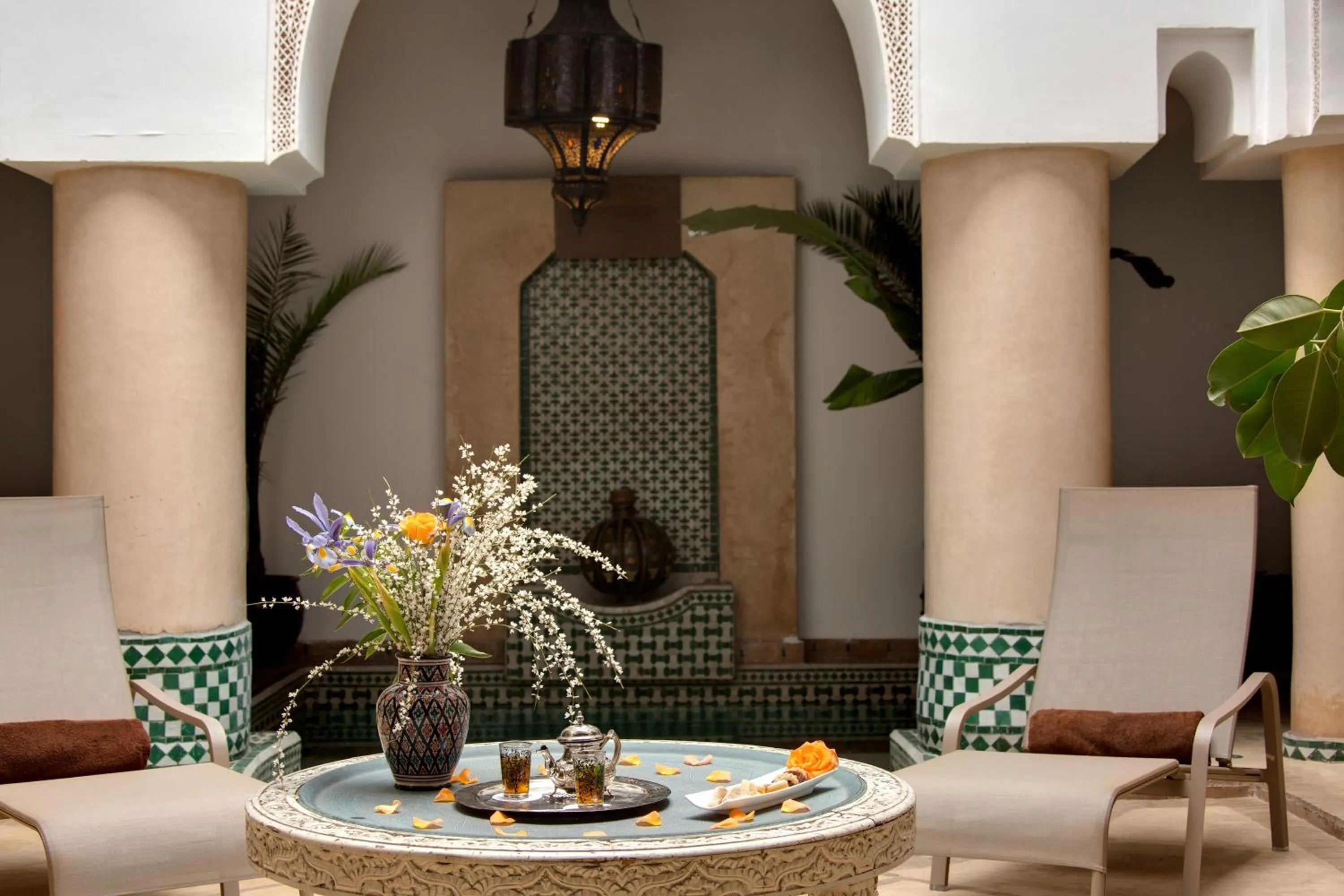 Seating area in Marrakech Riads, Angsana Heritage Collection