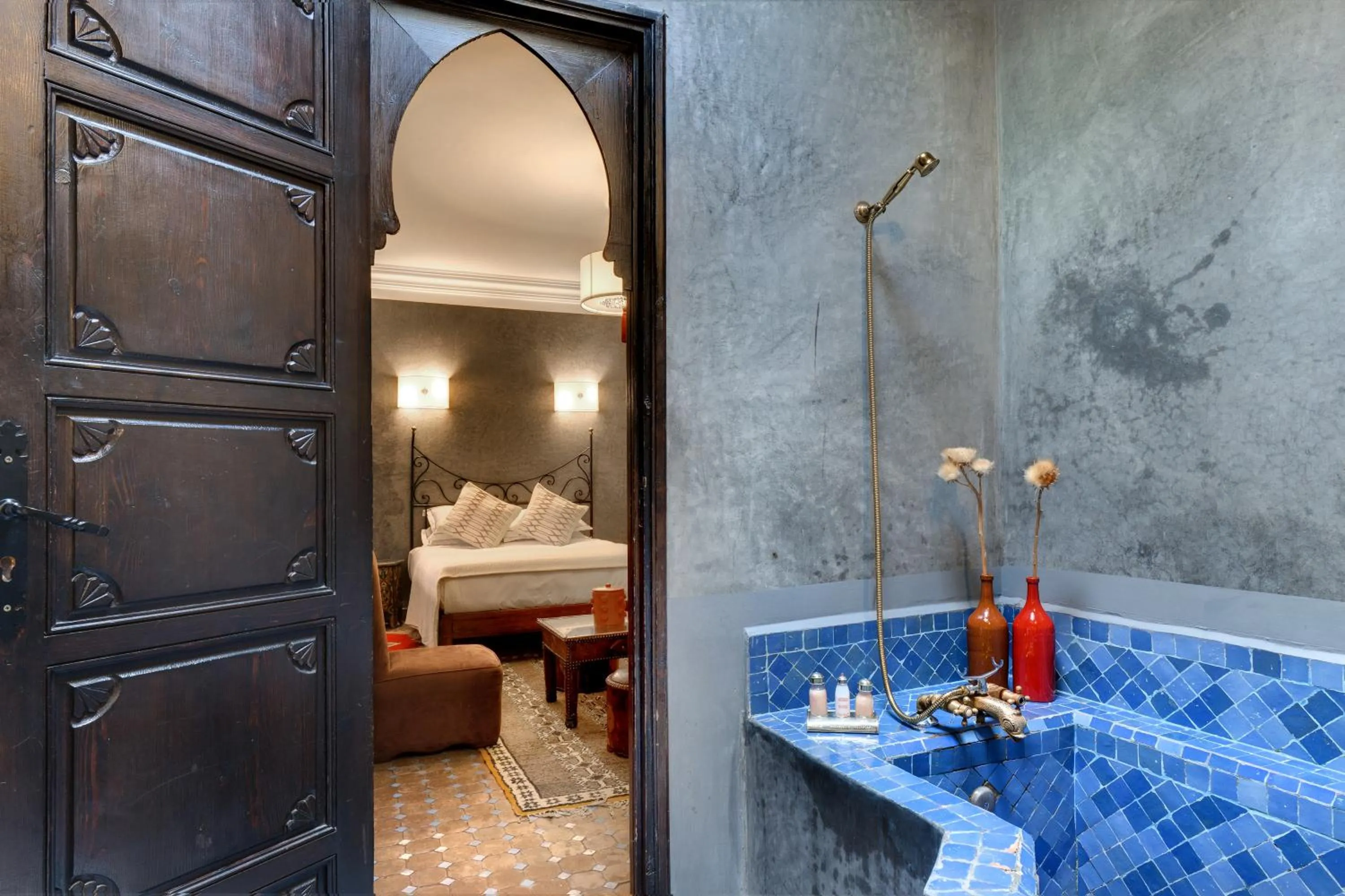 Photo of the whole room, Bed in Marrakech Riads, Angsana Heritage Collection
