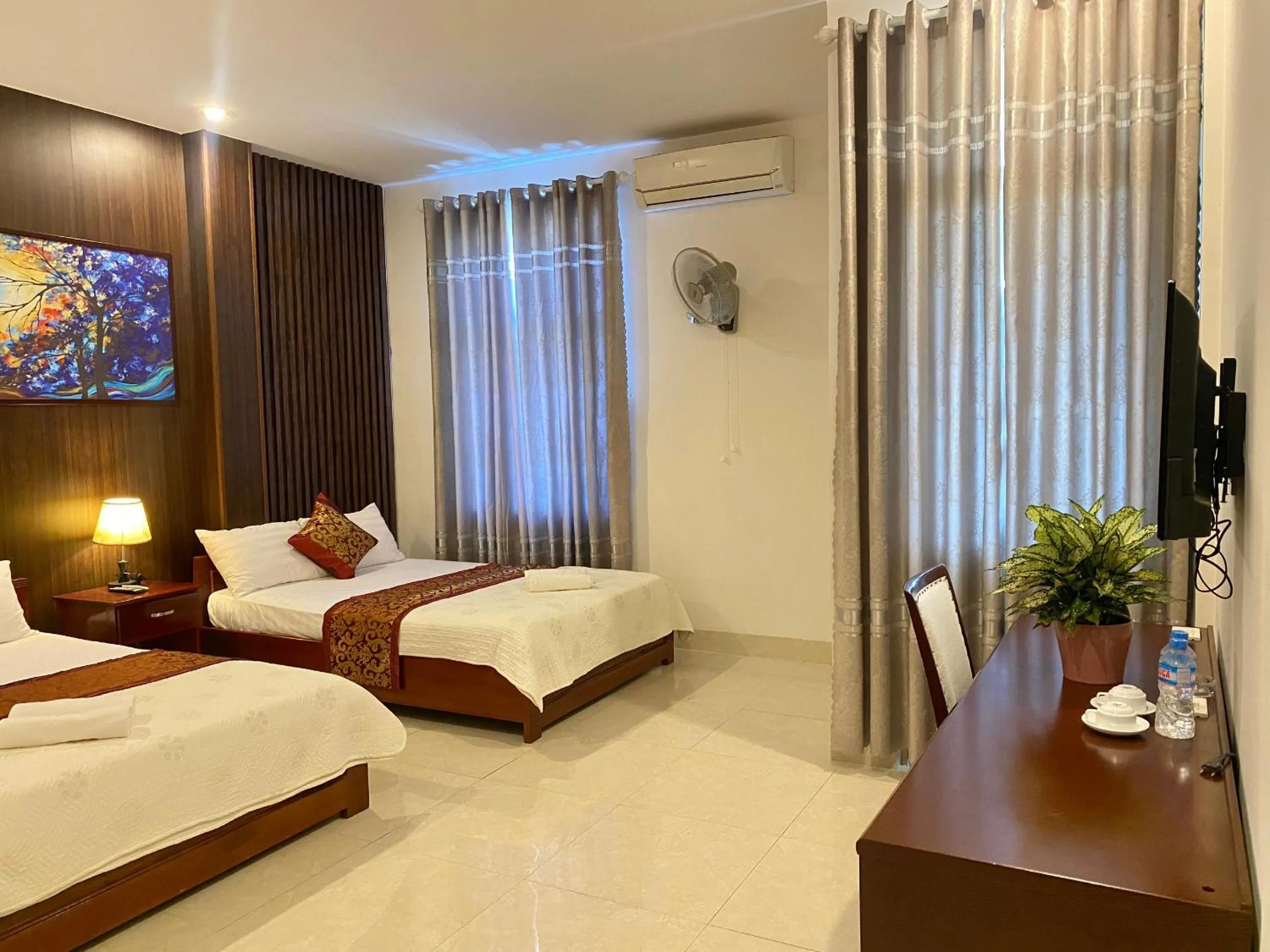 Bed in Hoàng Ngân Hotel Phú Yên