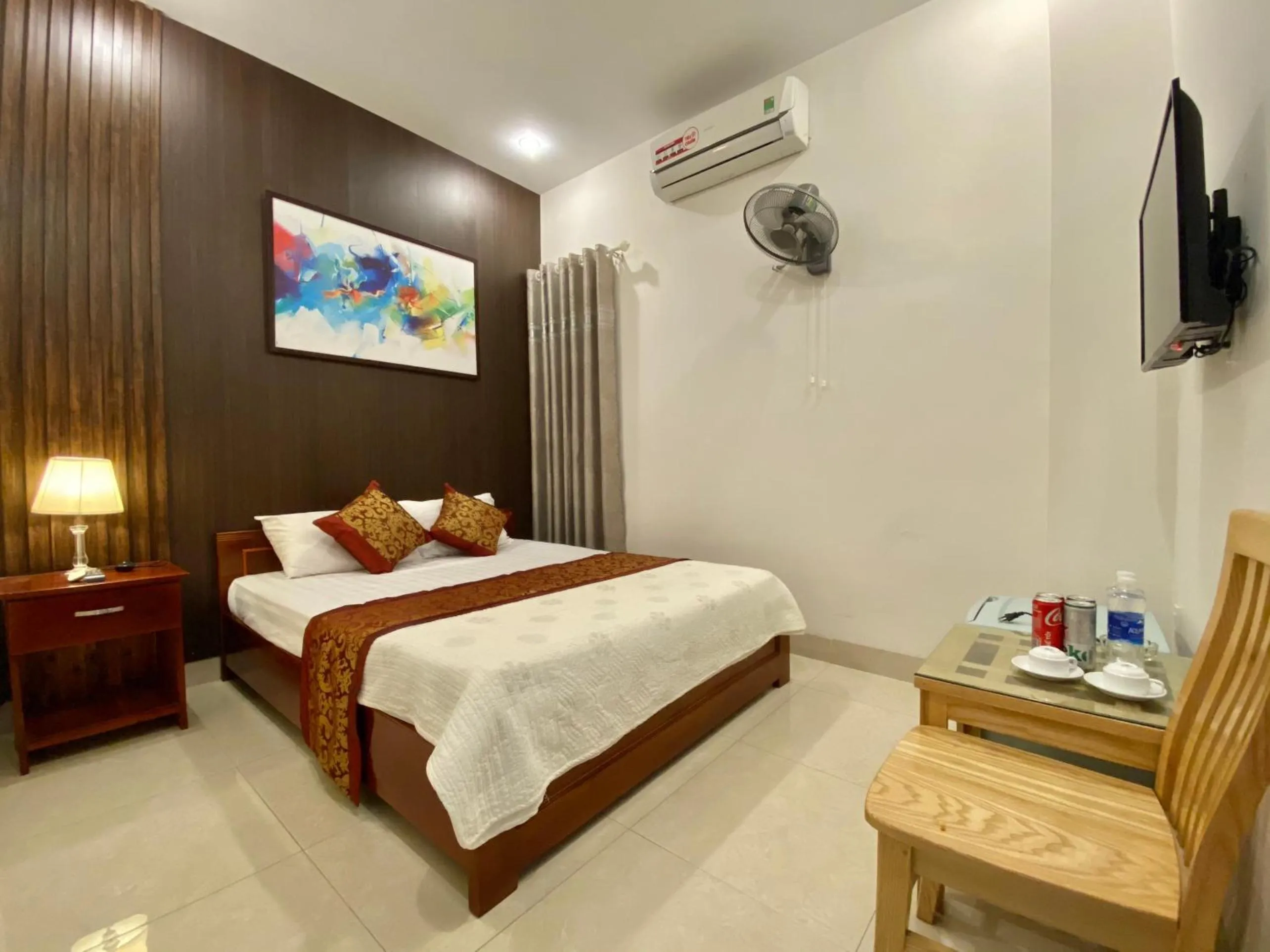 Bed in Hoàng Ngân Hotel Phú Yên