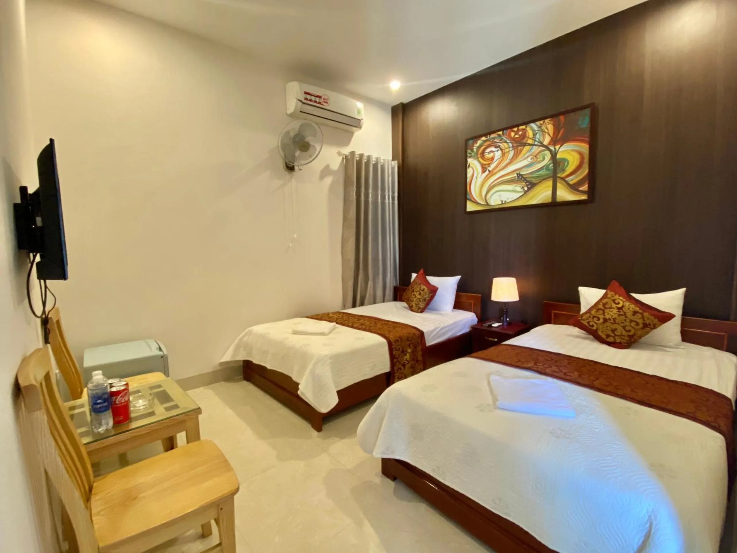 Bed in Hoàng Ngân Hotel Phú Yên