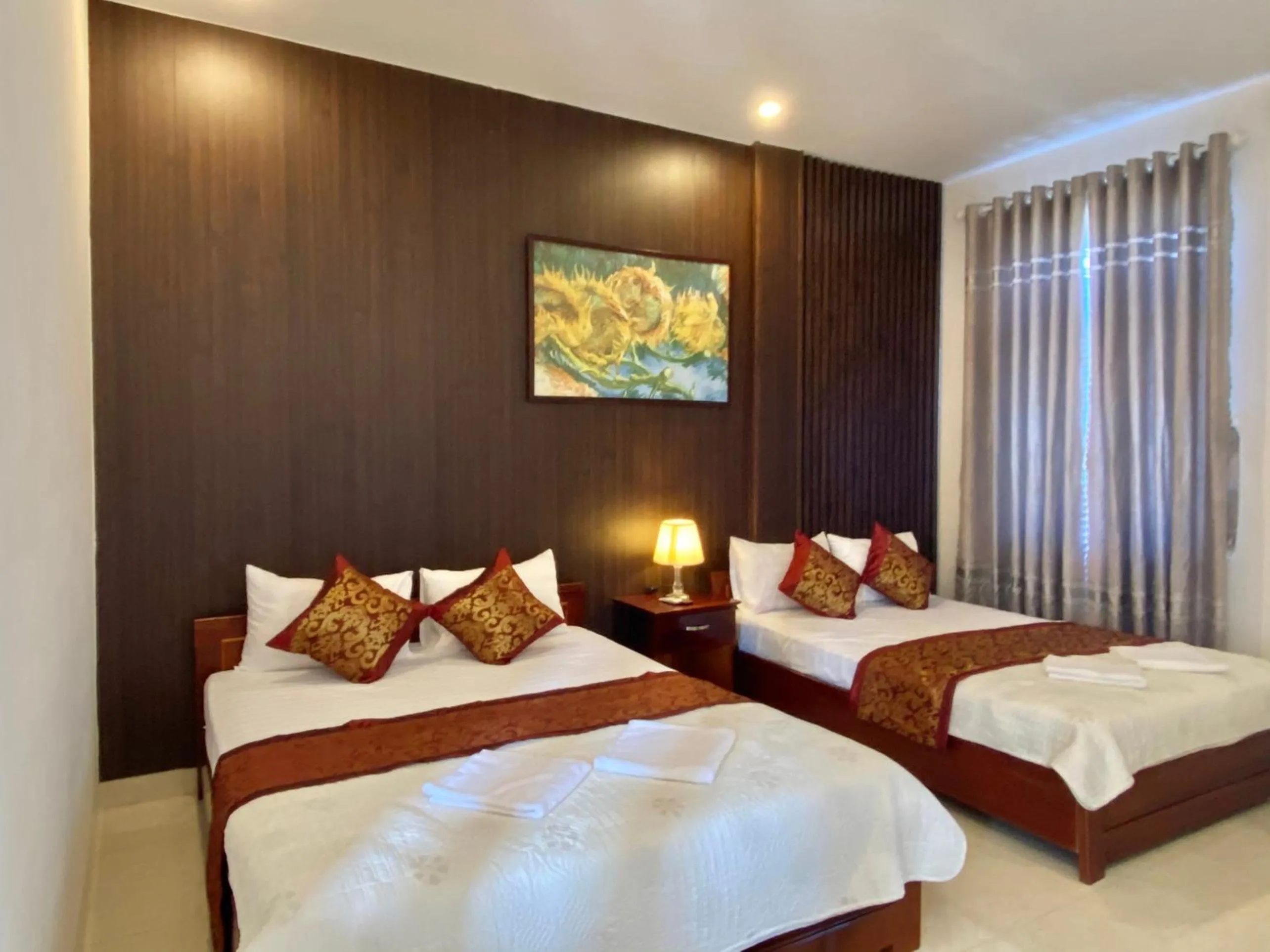 Bed in Hoàng Ngân Hotel Phú Yên