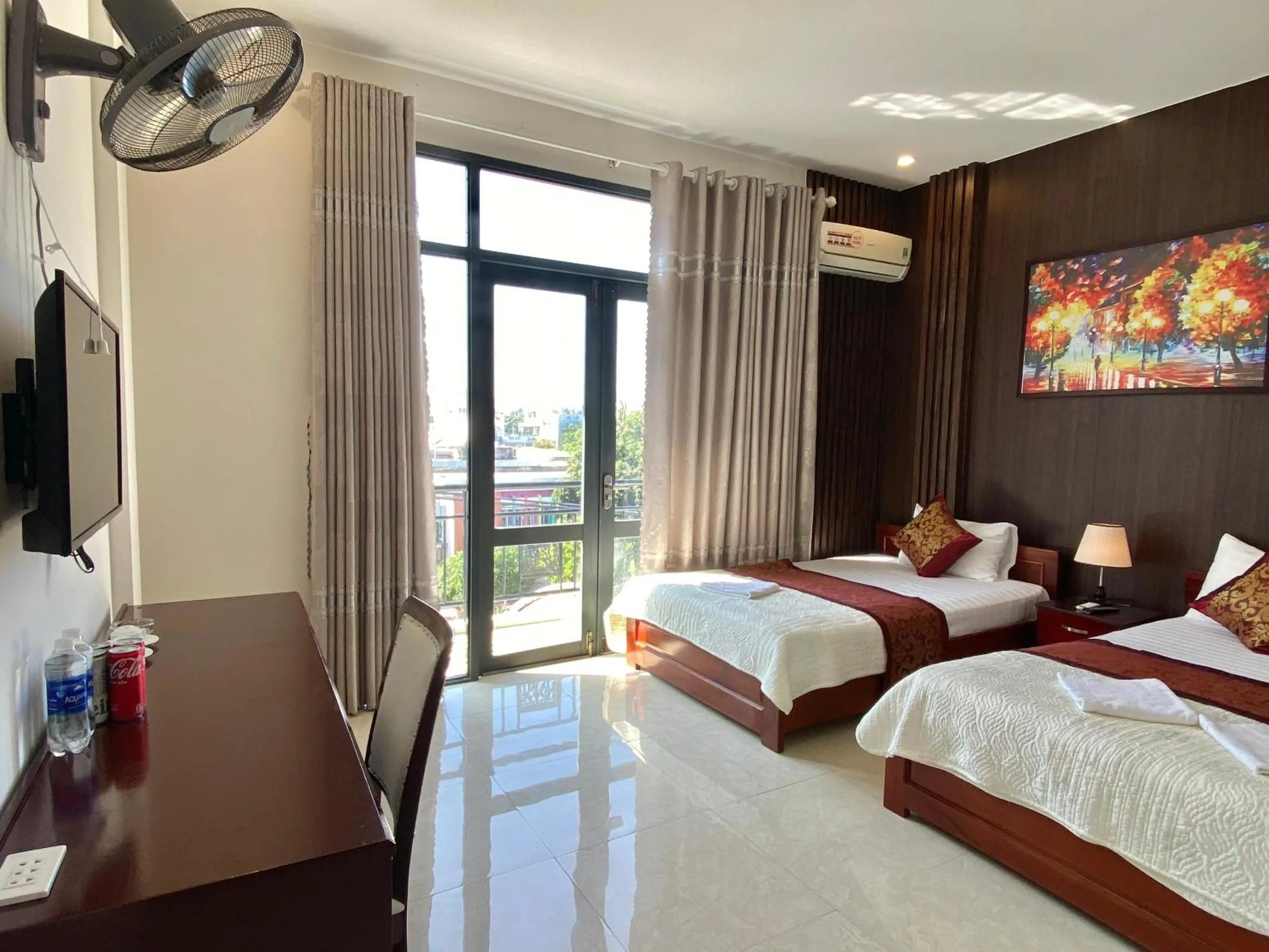 Bed in Hoàng Ngân Hotel Phú Yên