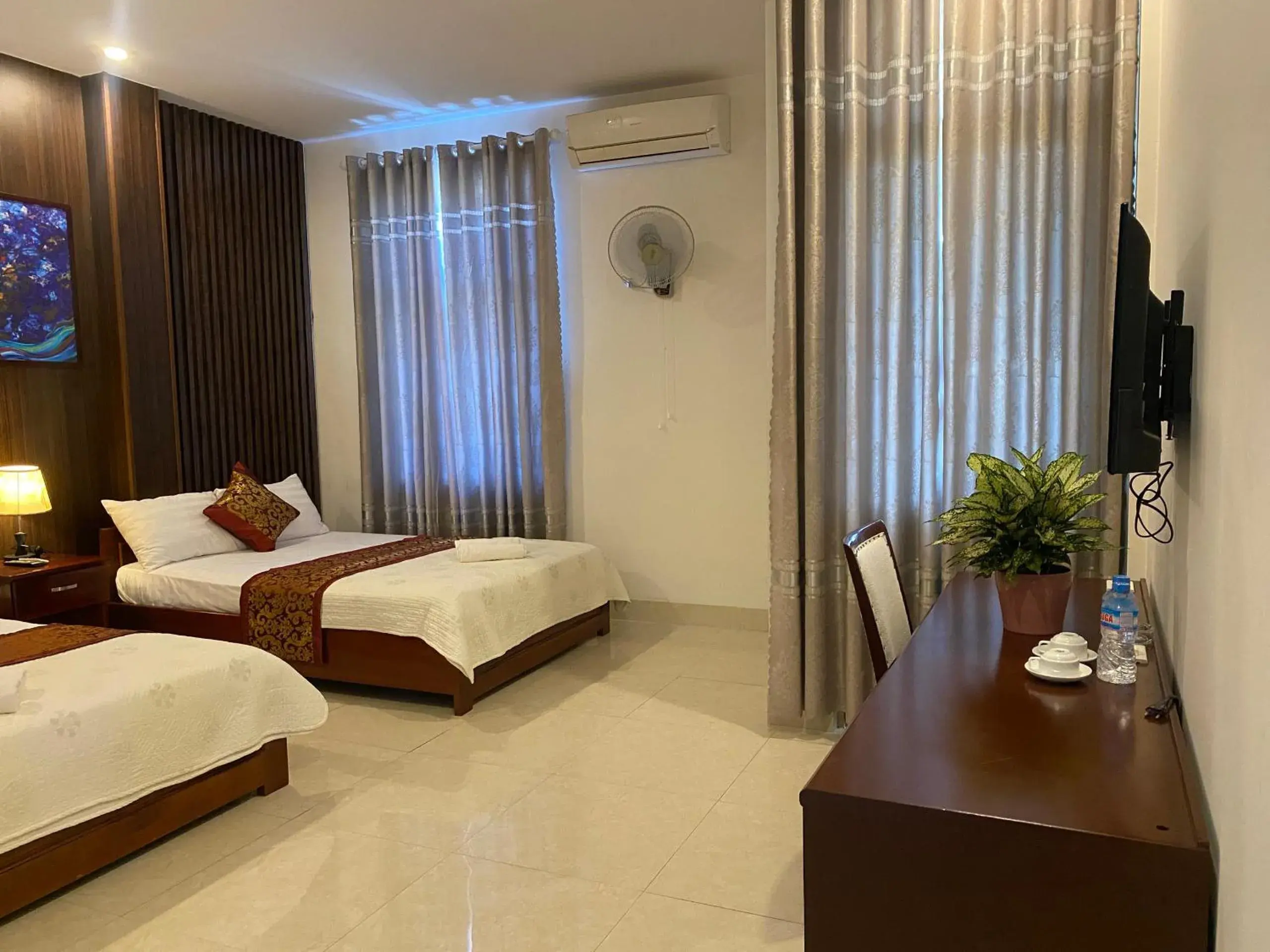 Bed in Hoàng Ngân Hotel Phú Yên Bed in Hoàng Ngân Hotel Phú Yên