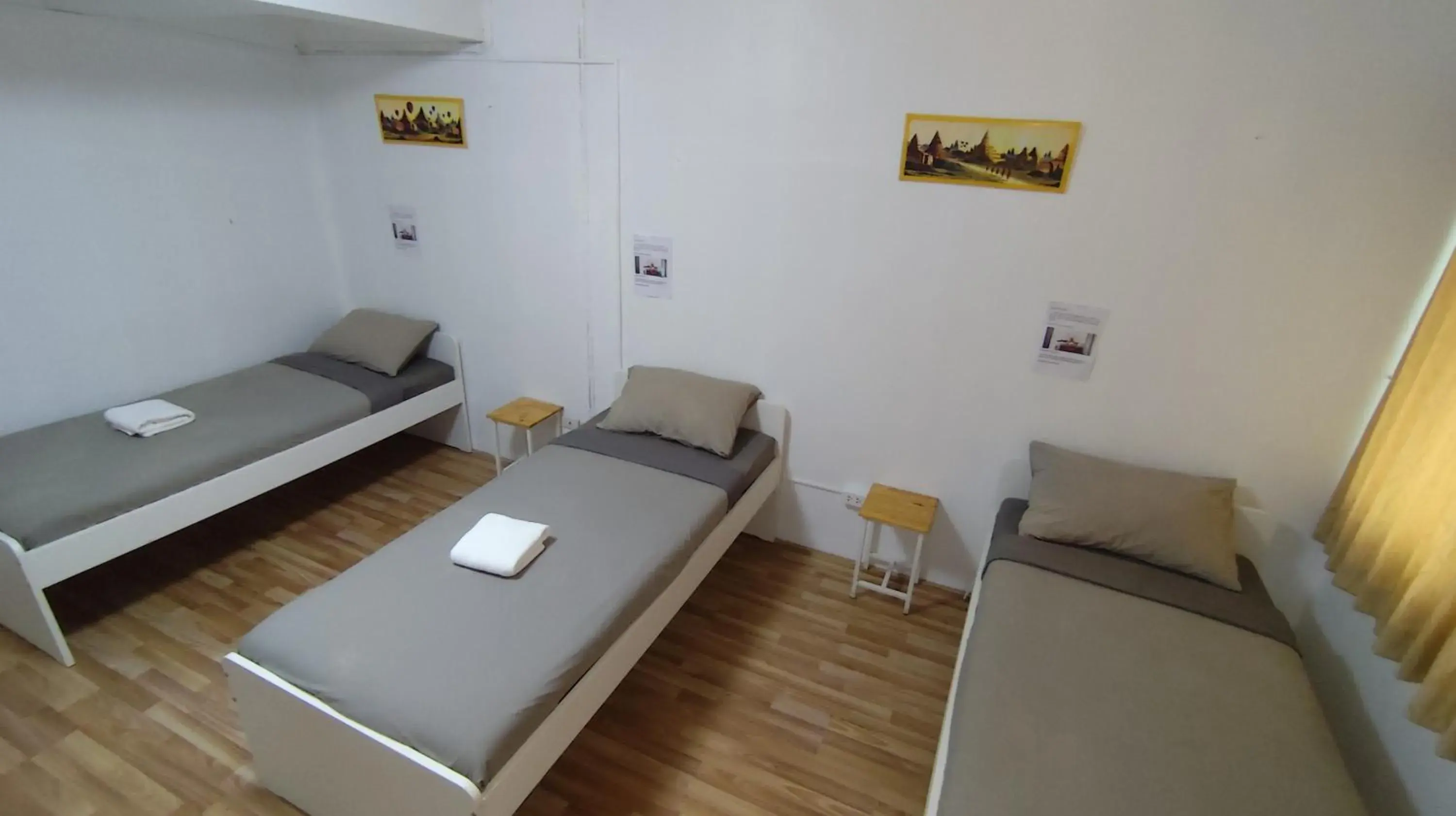 Triple Room with Garden View in Doodle Lodge Bangkok Triple Room with Garden View in Doodle Lodge Bangkok