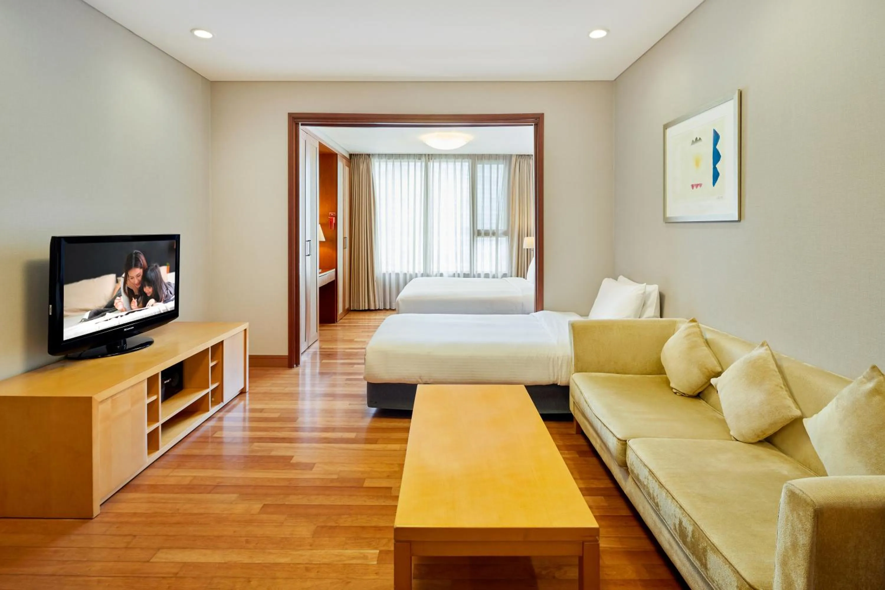 Bedroom, Bed in Somerset Palace Seoul