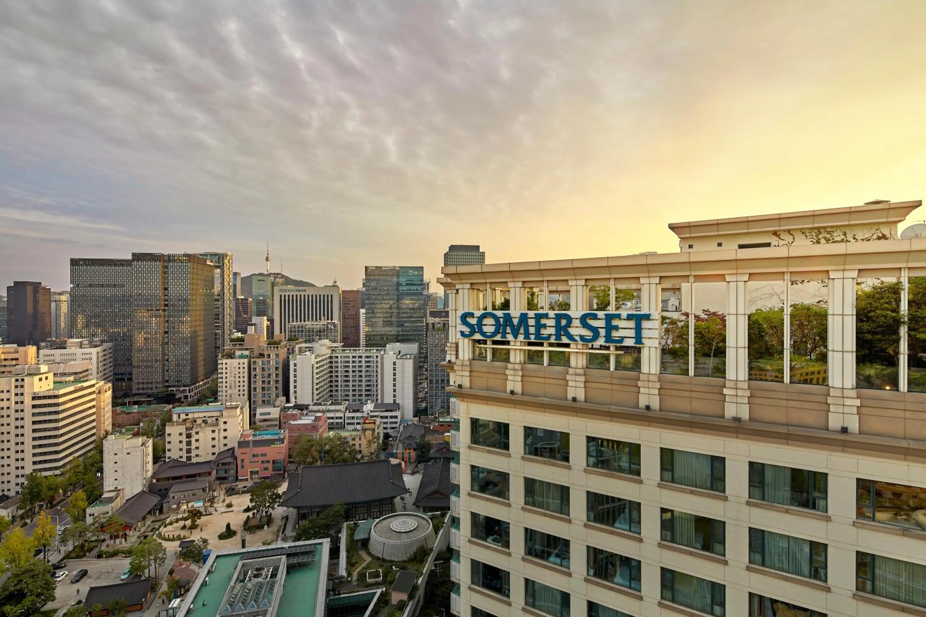 Landmark view in Somerset Palace Seoul