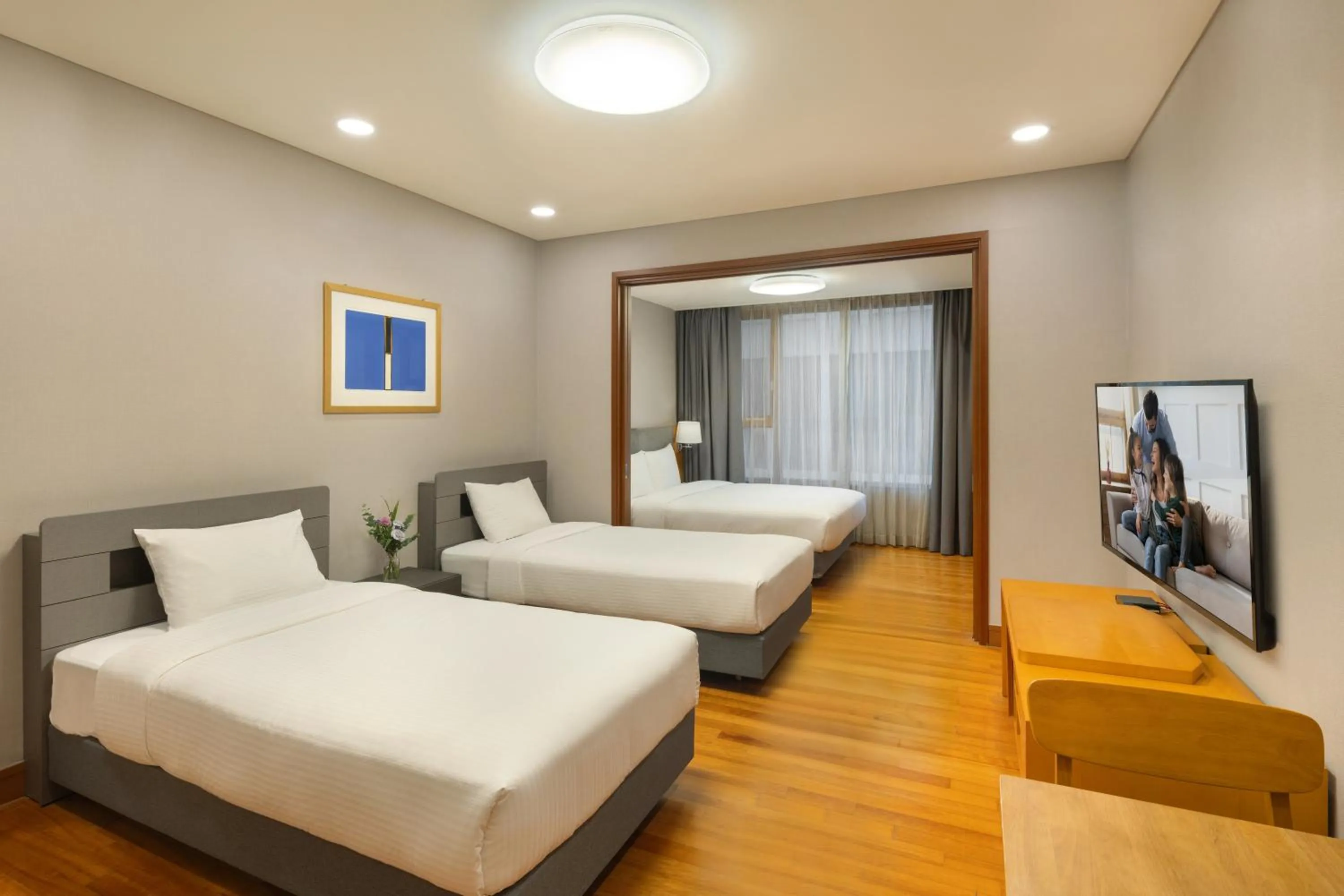 Bedroom, Bed in Somerset Palace Seoul