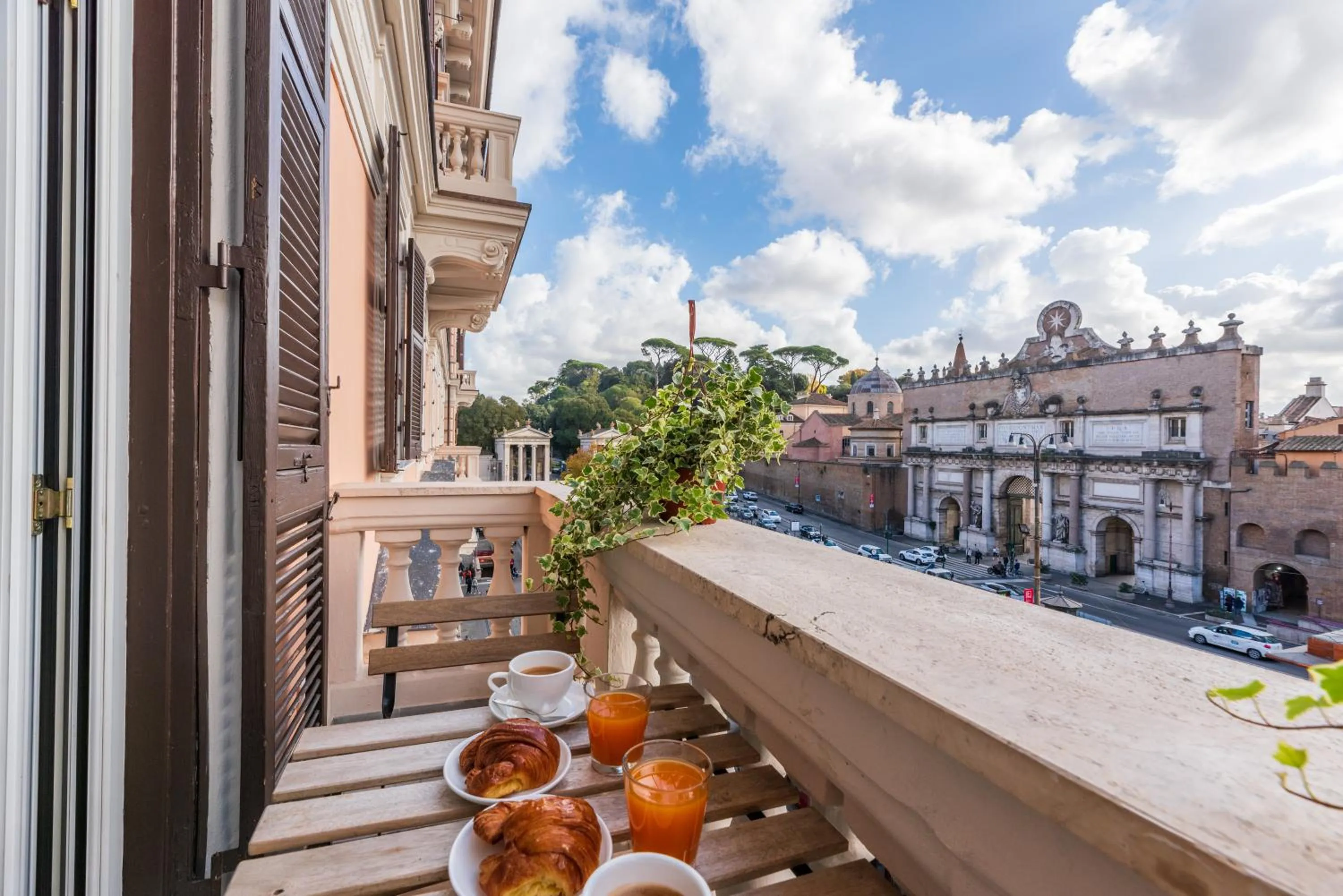 City view in Rome Plaza Suites, Luxury Collection