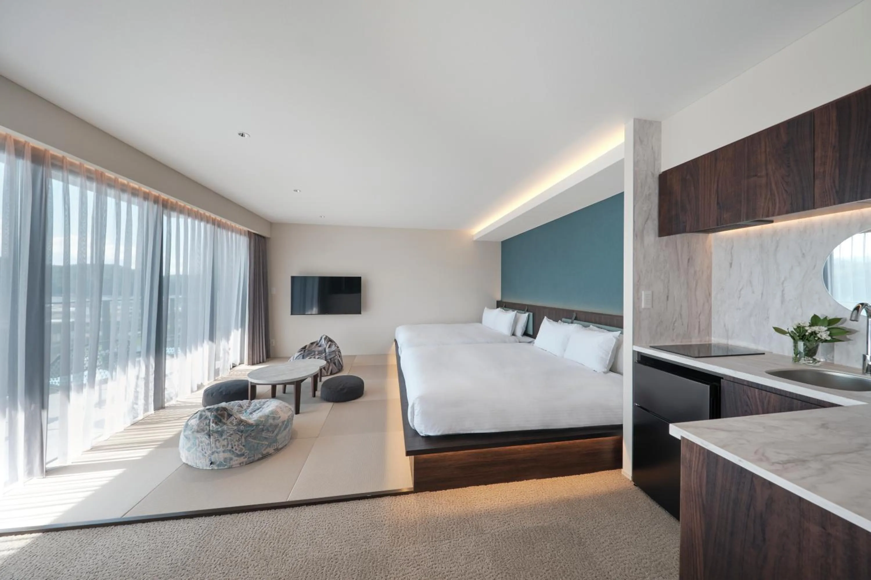 Photo of the whole room, Bed in FAV LUX Hida Takayama