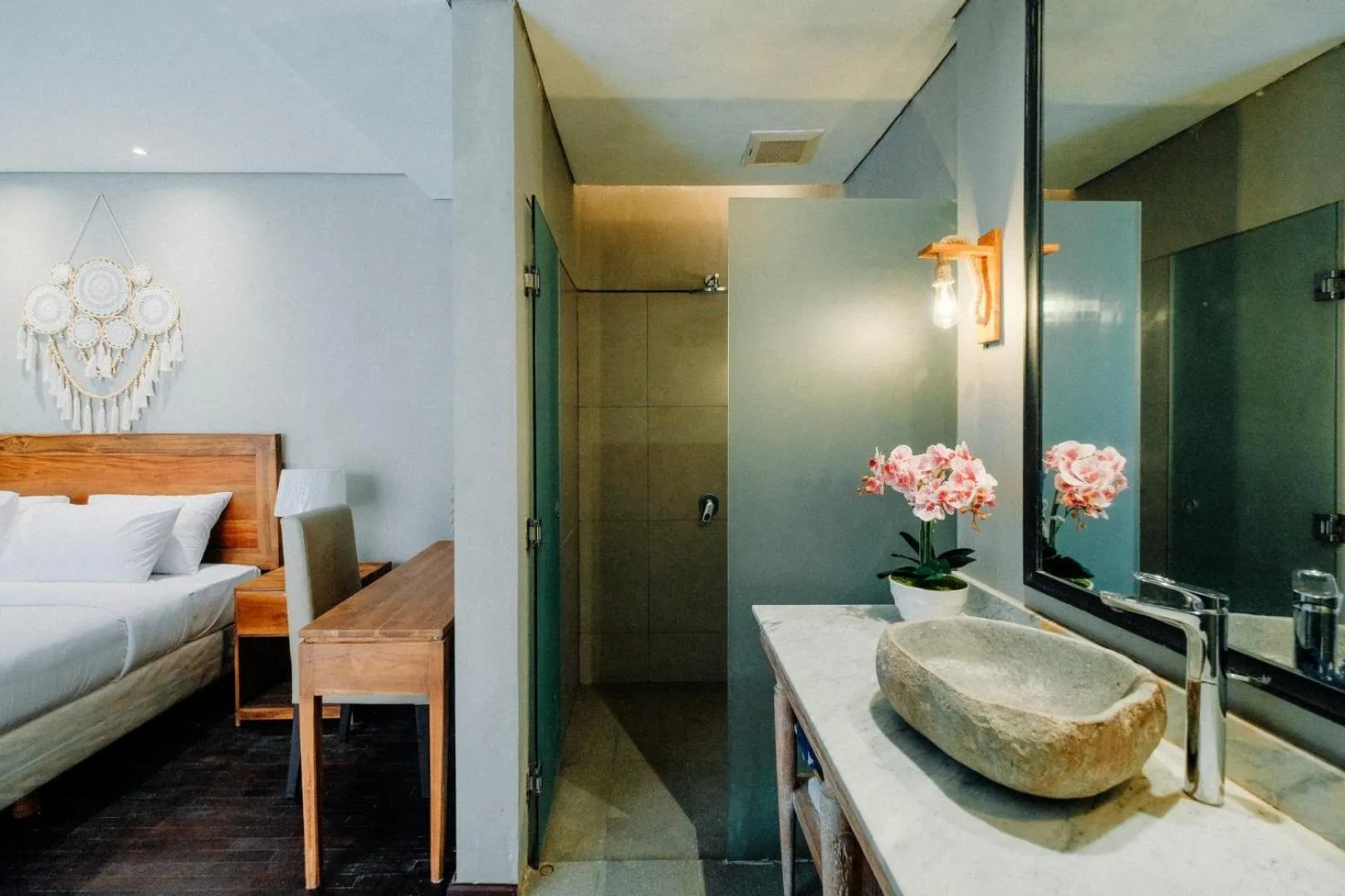 Bathroom, Bed in The Lavana Estasia Villa Nusa Dua - 2 Bedroom Villa