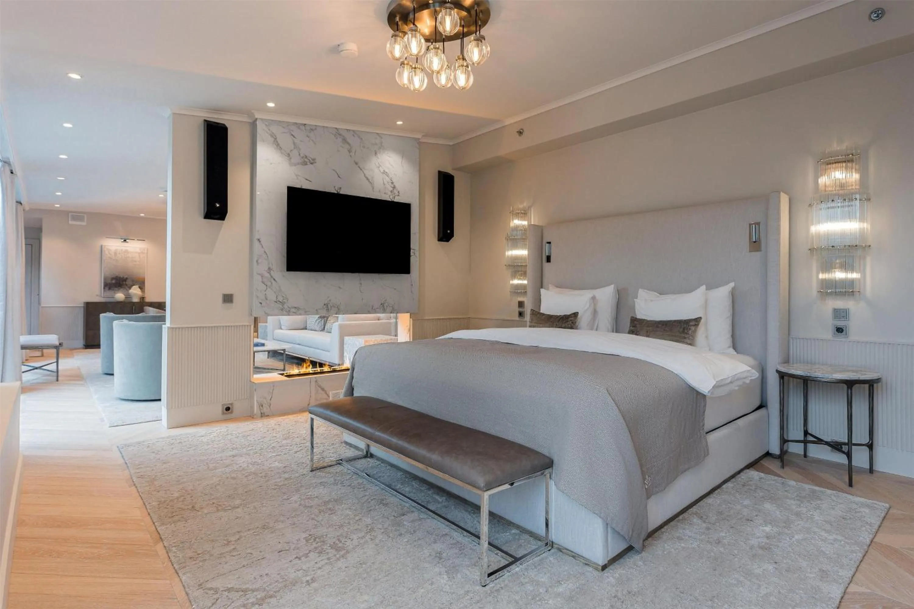Photo of the whole room, Bed in Waldorf Astoria Helsinki
