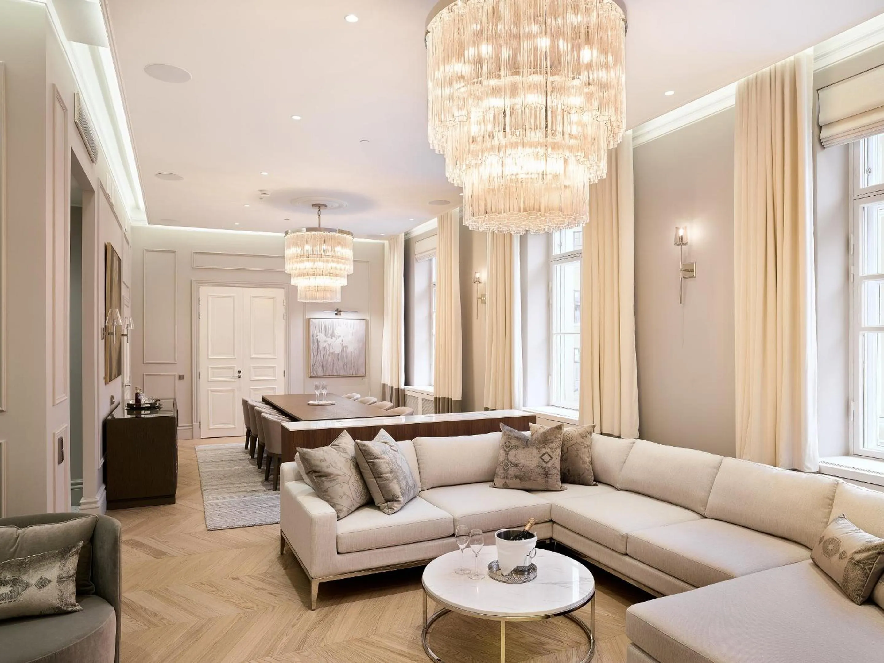 Living room in Waldorf Astoria Helsinki