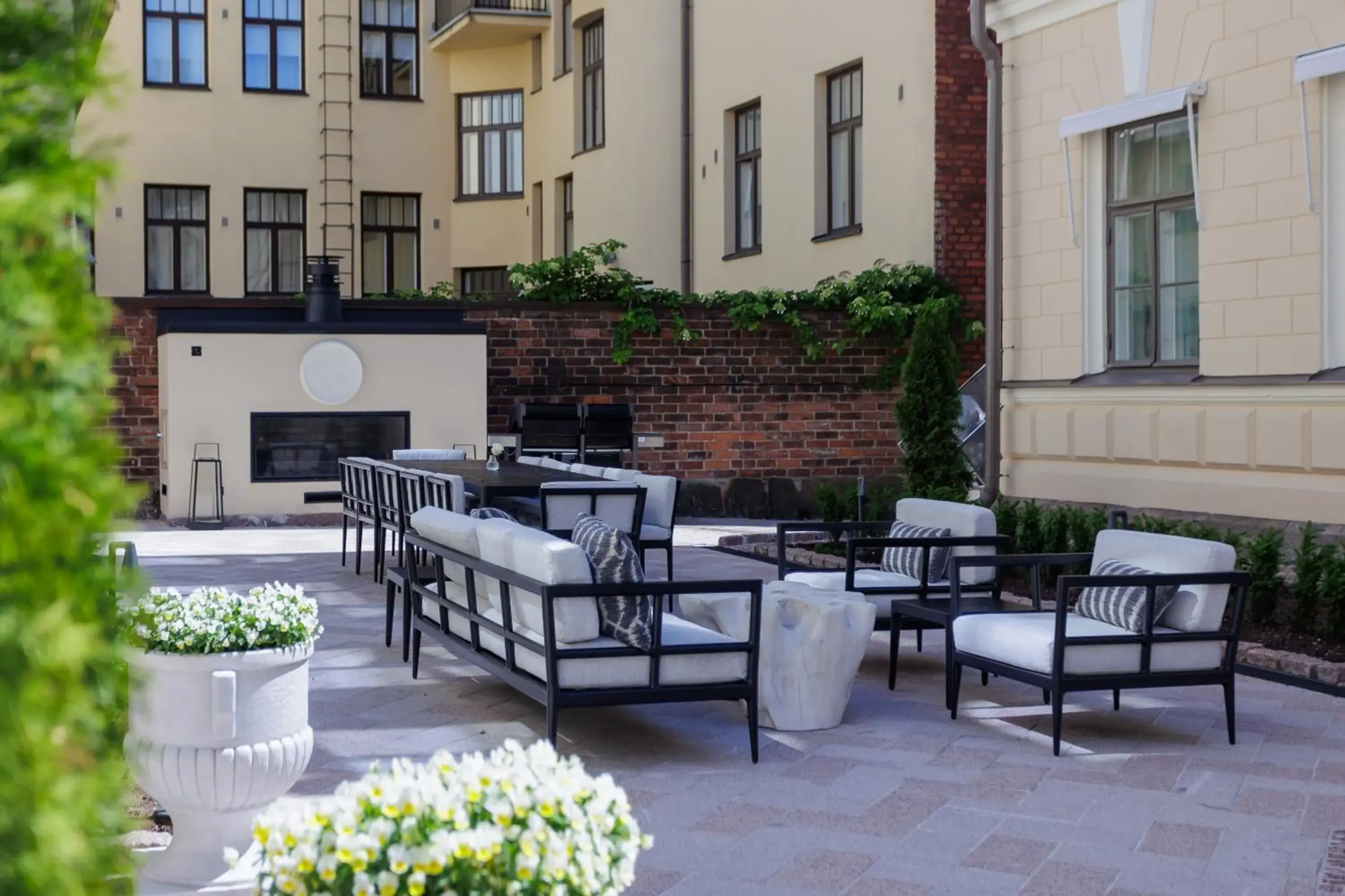 Inner courtyard view in The Hotel Maria Helsinki Inner courtyard view in The Hotel Maria Helsinki