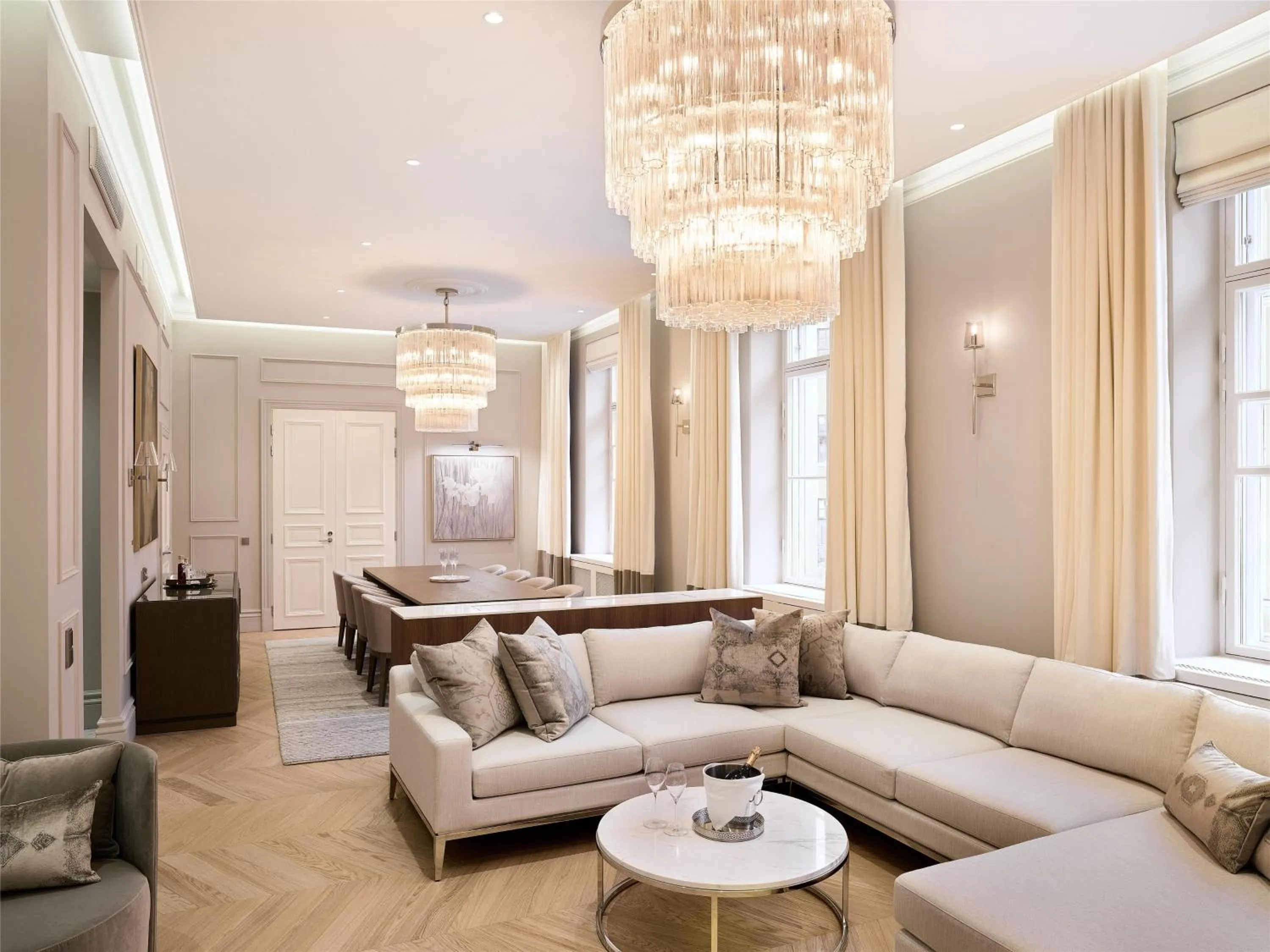 Living room in Waldorf Astoria Helsinki