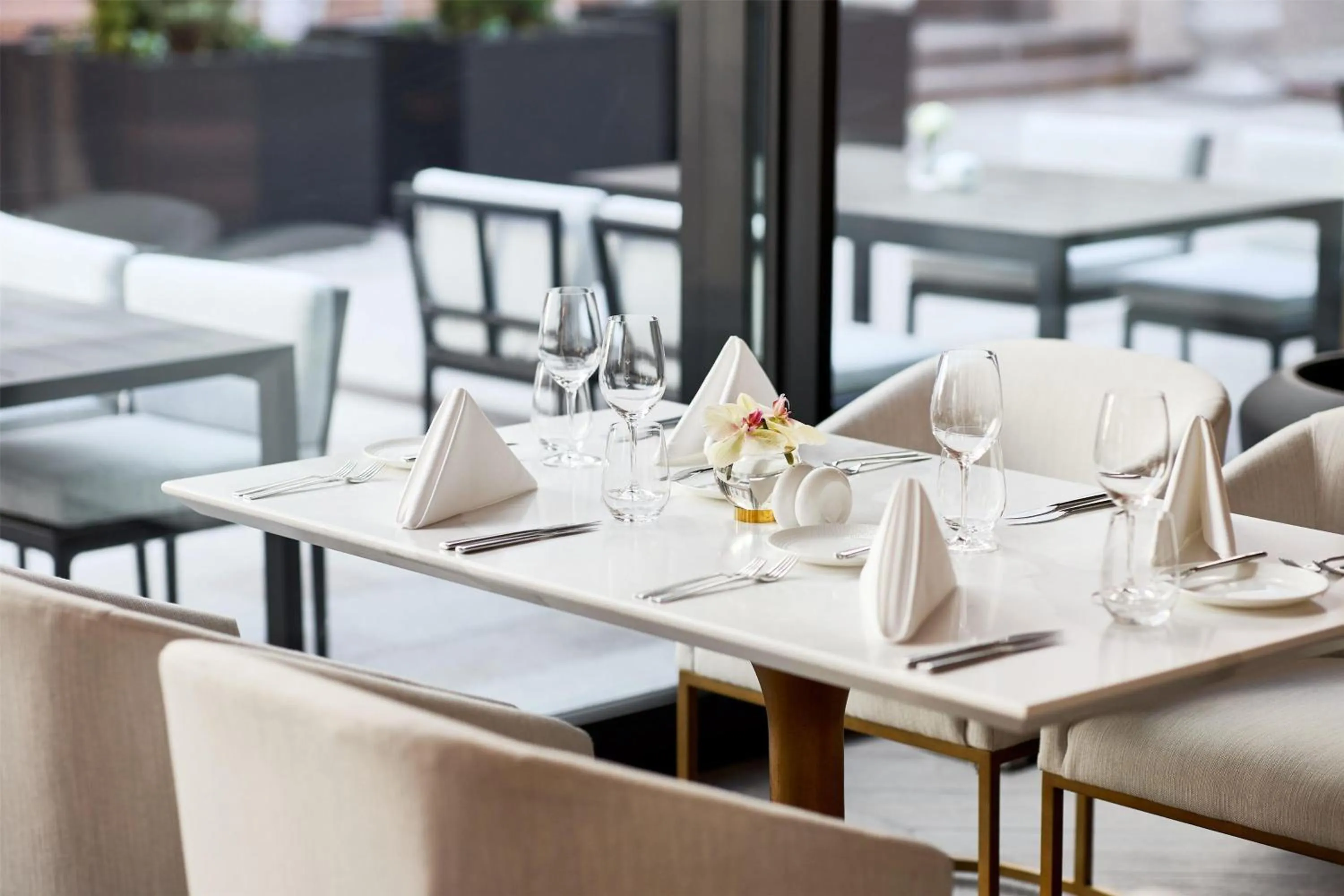 Dining area in Waldorf Astoria Helsinki