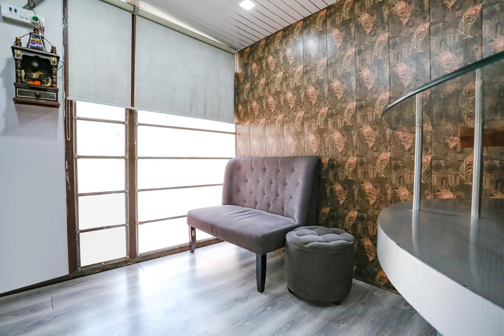 Seating area in FabHotel Sentinel Suites