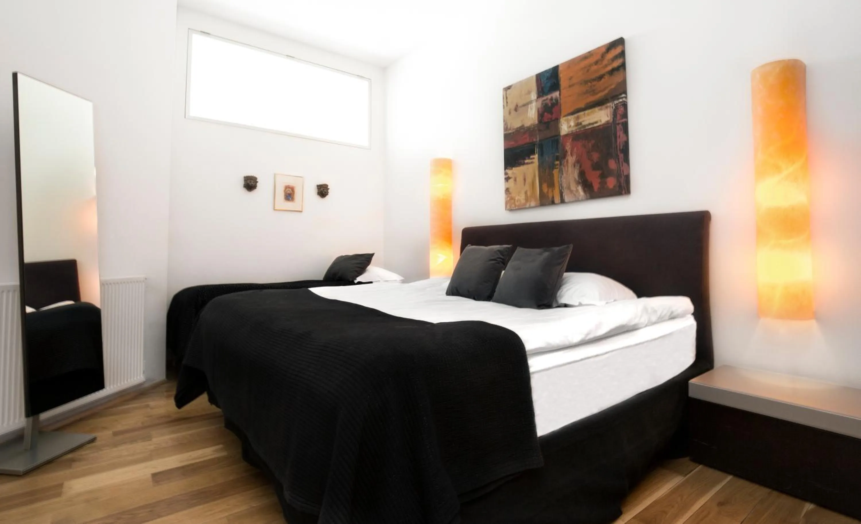 Bed in Máni Apartments