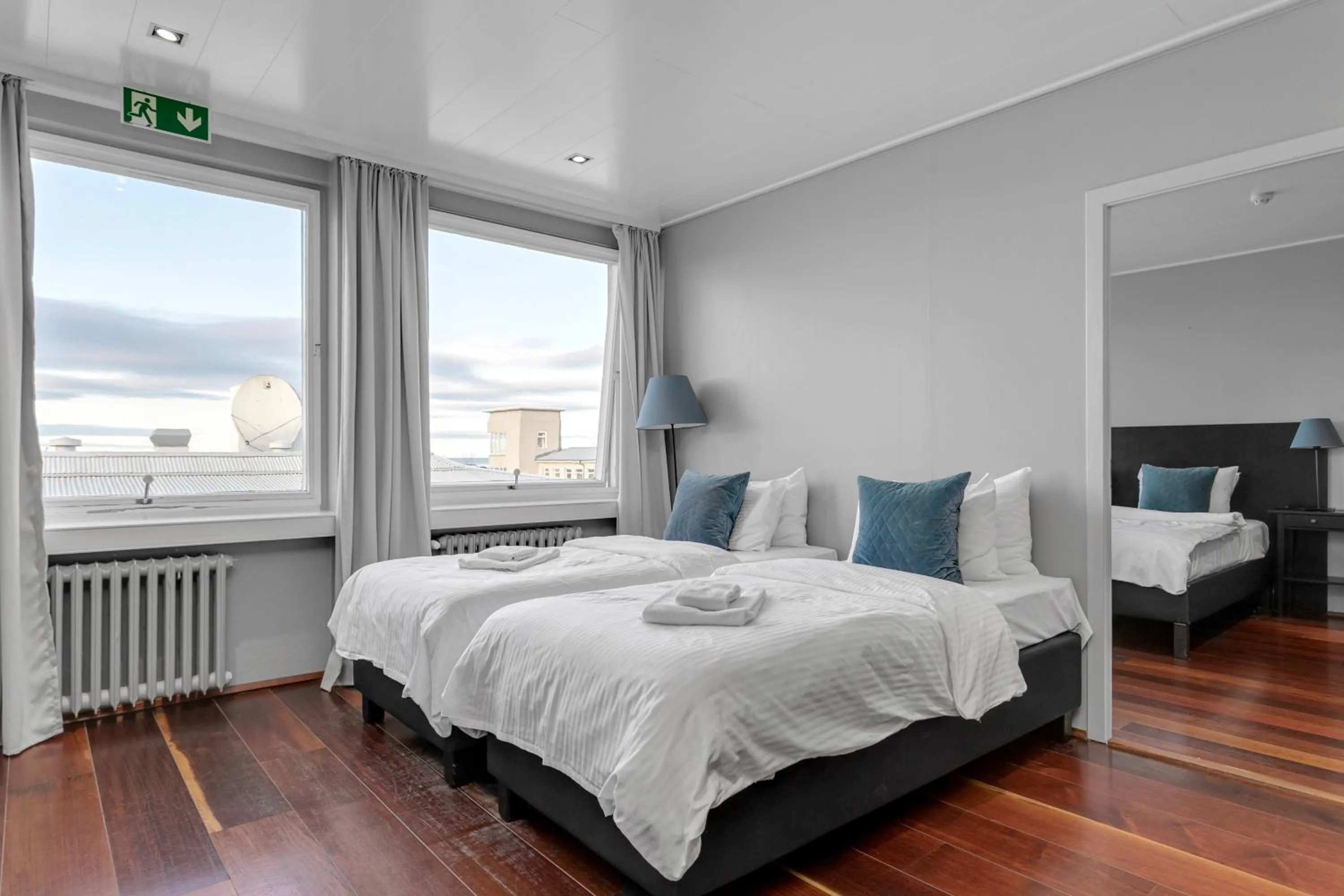 Bed in Máni Apartments