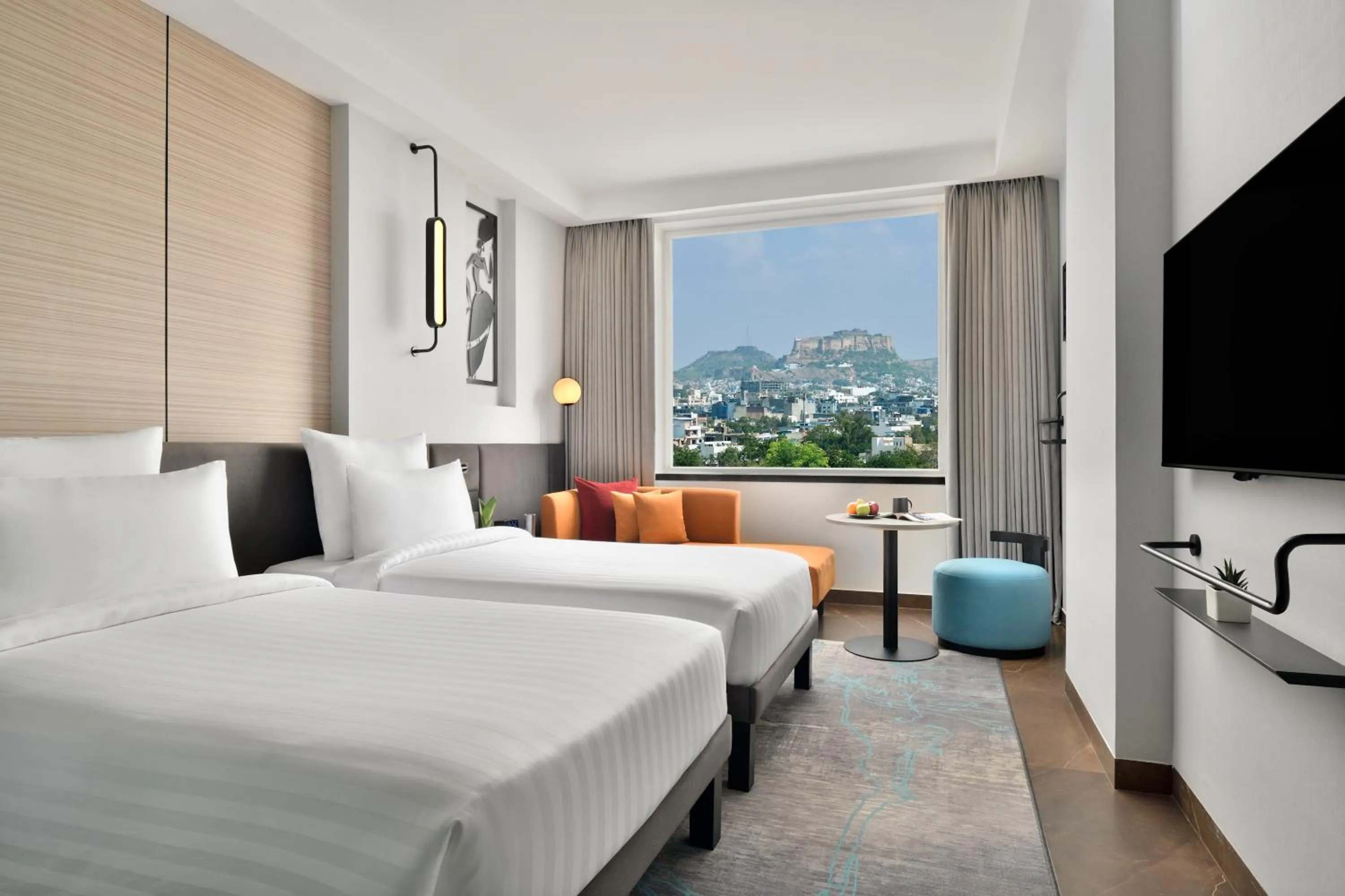 Bed in Novotel Jodhpur ITI Circle