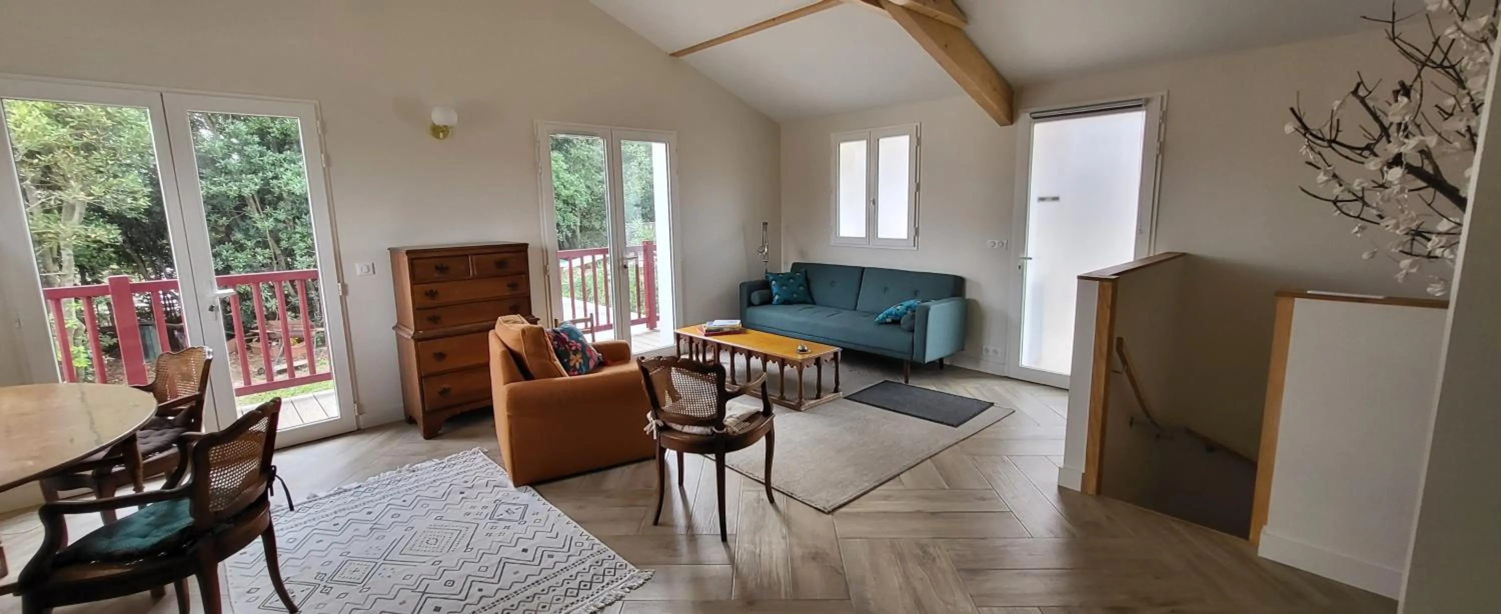 Seating area in Biarritz appartement 2 adultes, 2 enfants à proximité immédiate des plages et des commerces