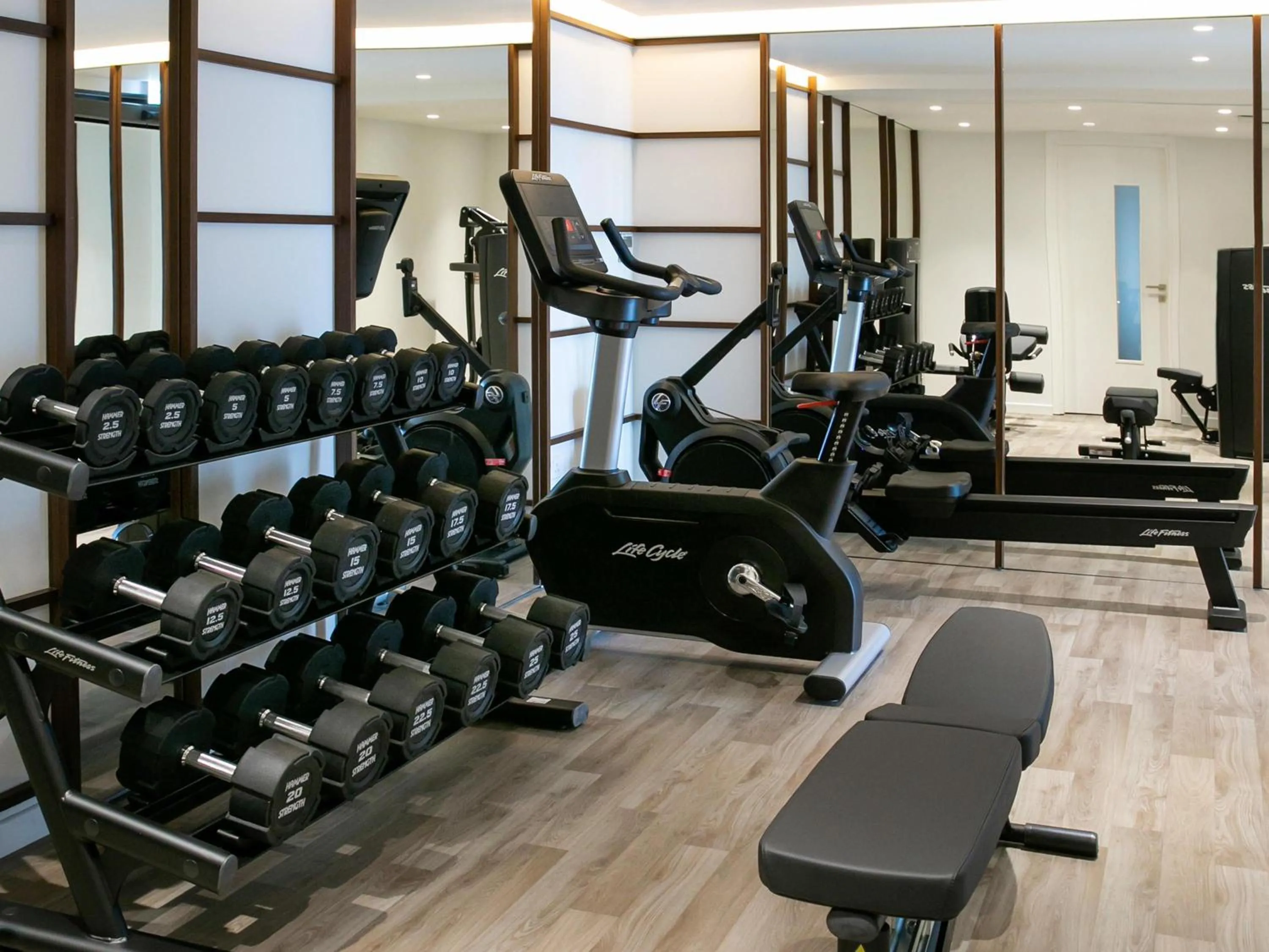 Fitness centre/facilities in Mercure Larnaca Beach Resort