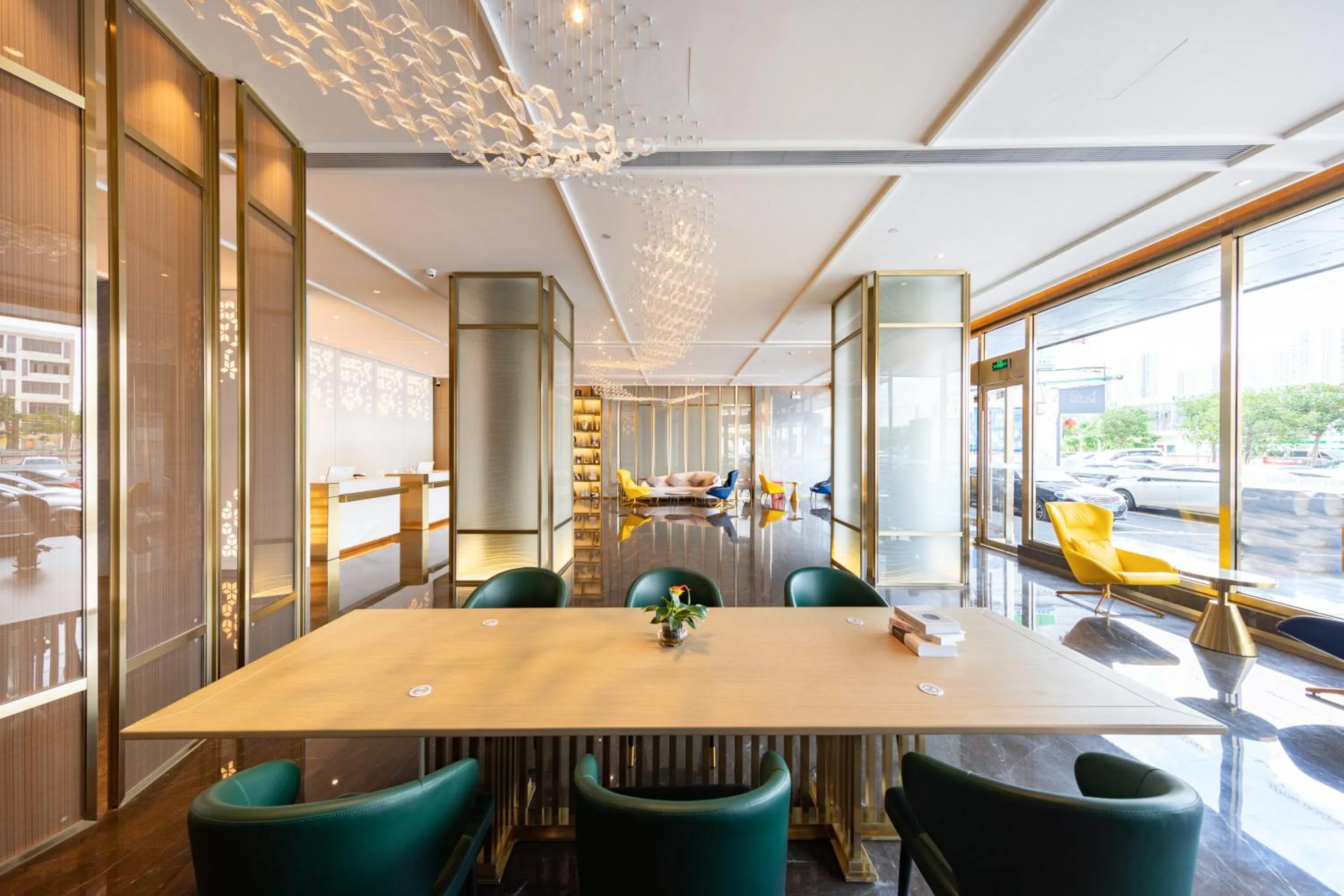 Living room in Paco Hotel Guangzhou South Railway Station Panyu Changlong Branch