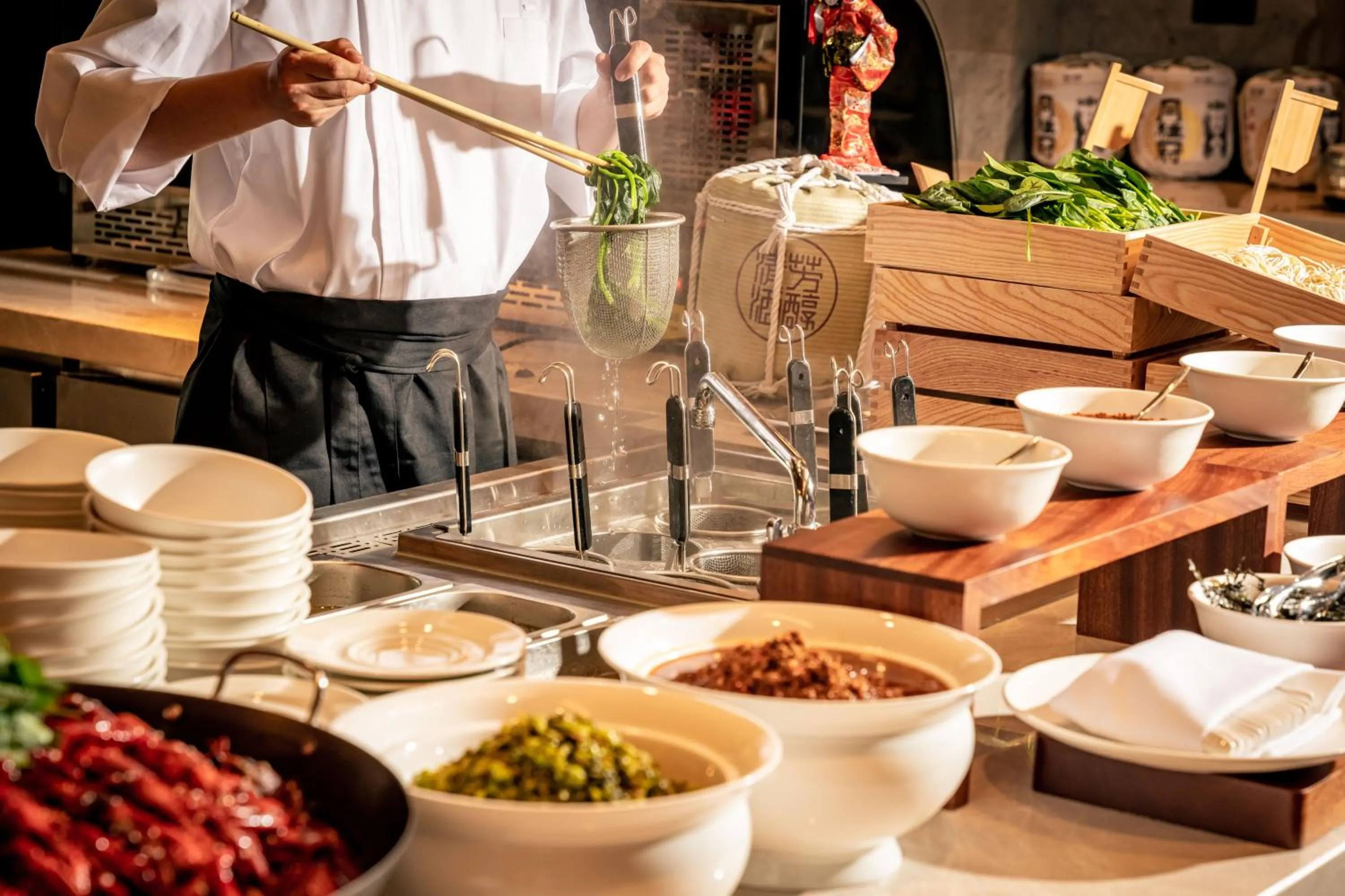 Breakfast in Crowne Plaza Hangzhou Riverside by IHG